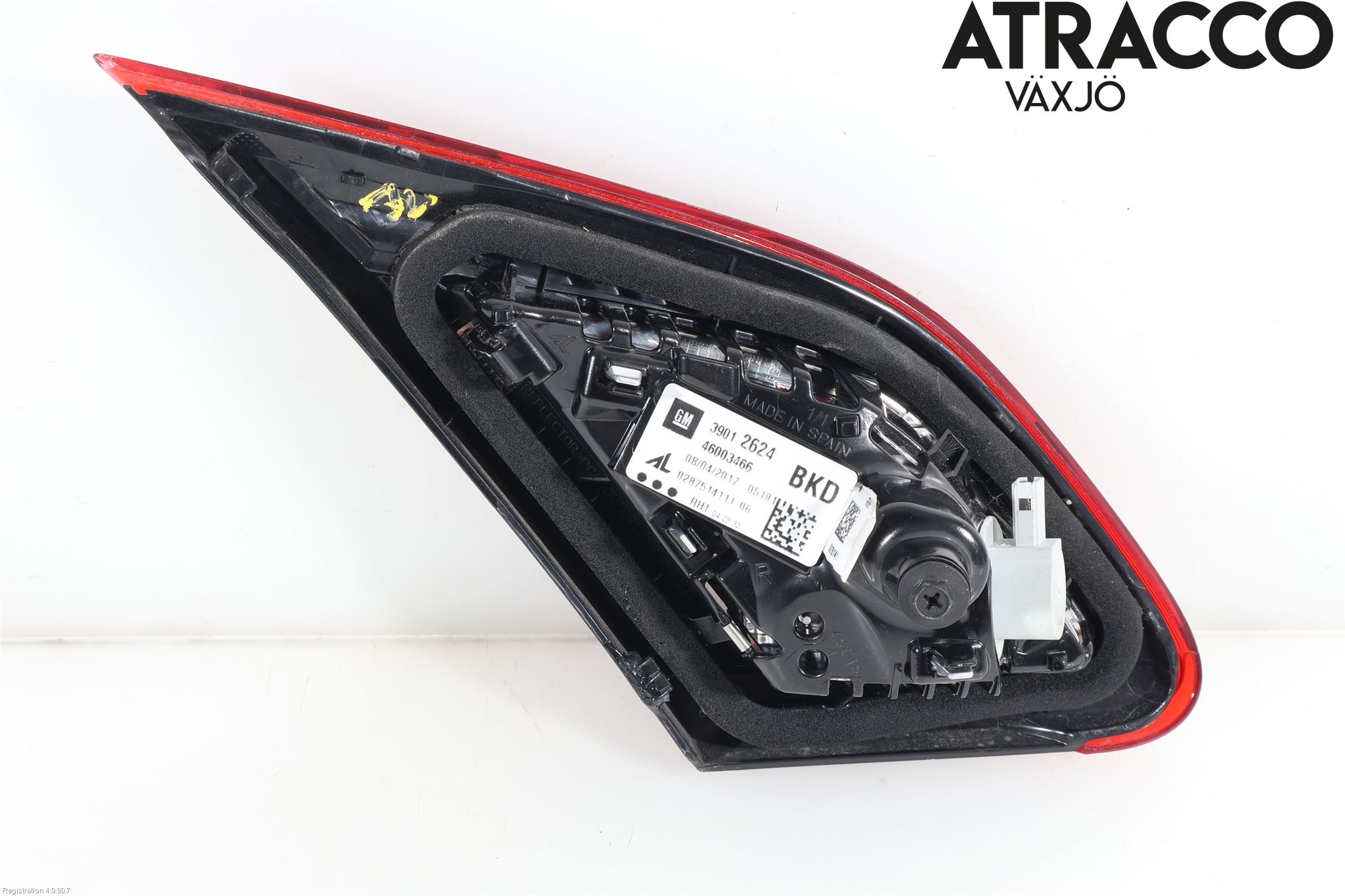 Opel CORSA E 15-19 Baklykt Høyre  På Luke(Indre)