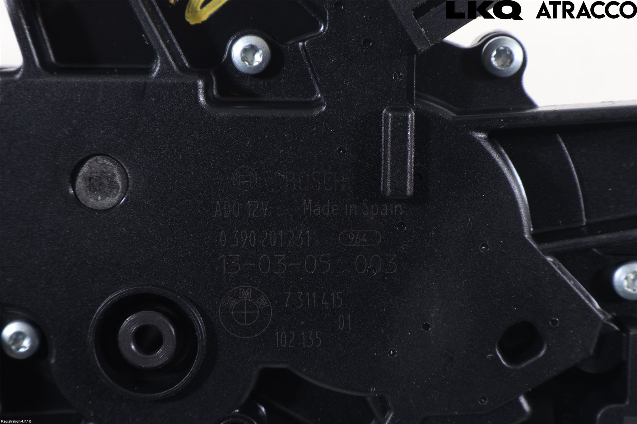BMW 3 F30/F31/F80 12-19 Viskermotor Bakluke