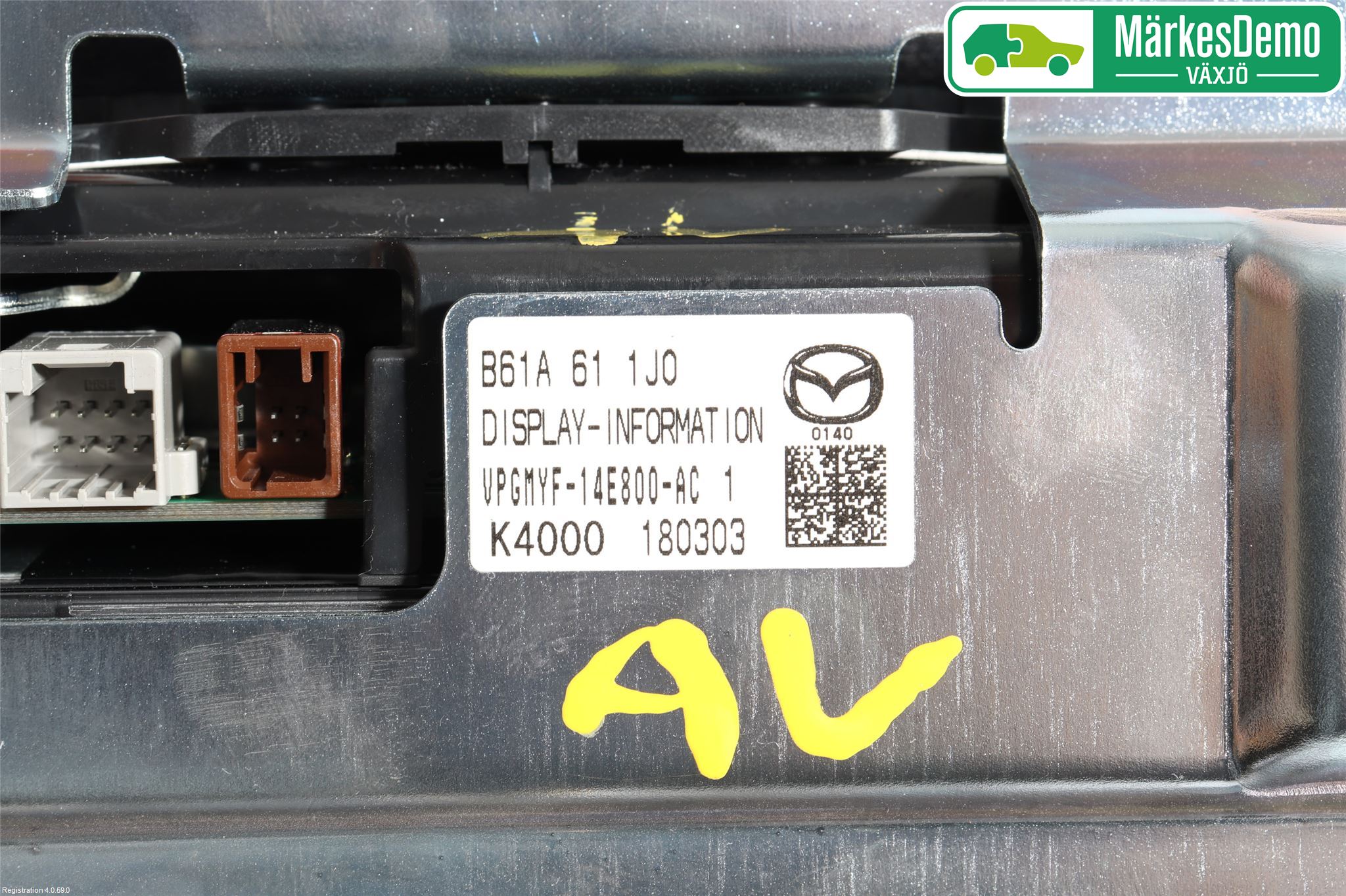 Mazda 3 III 14-19 Stereo Radio Med Cd