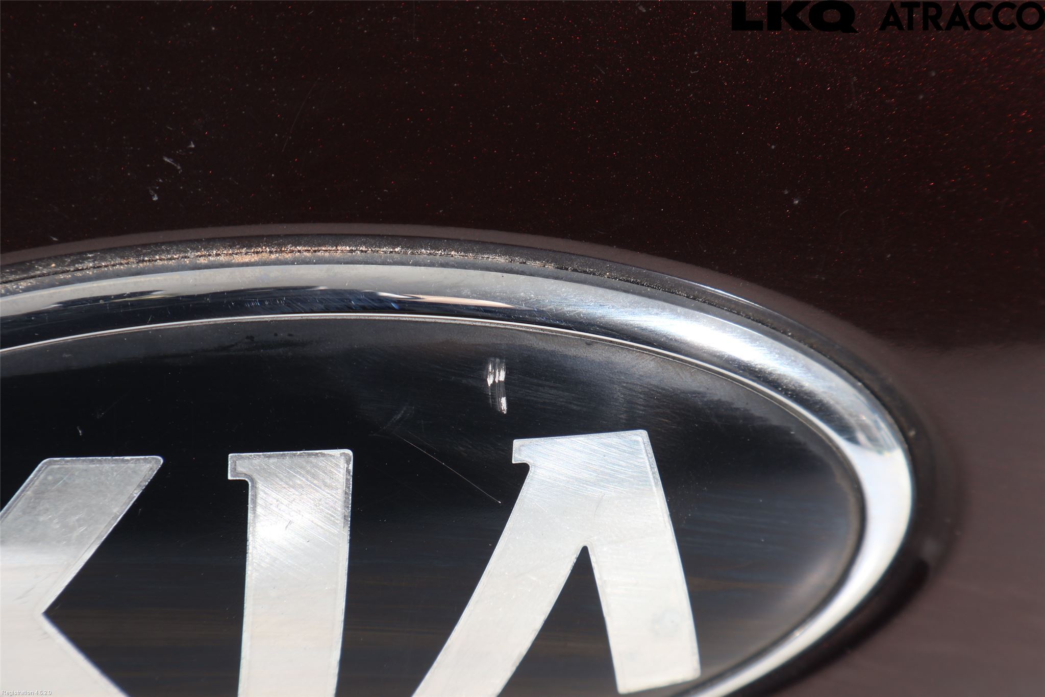 Kia SORENTO 15-20 Refleksplate - Skiltplate