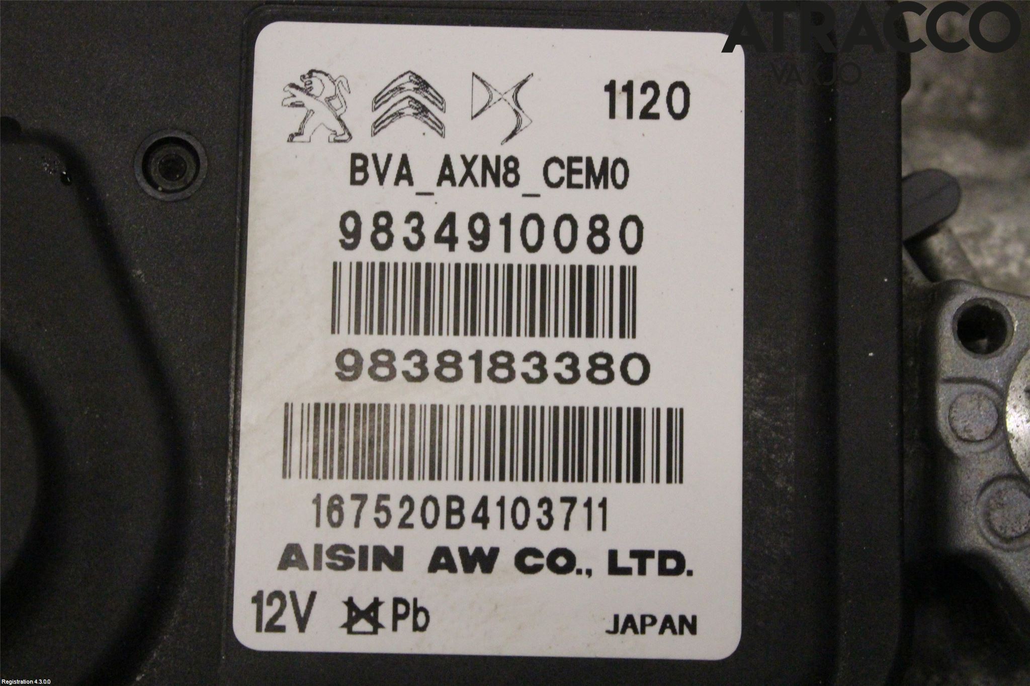 Peugeot 2008/E-2008 20- Gearkasse Automat