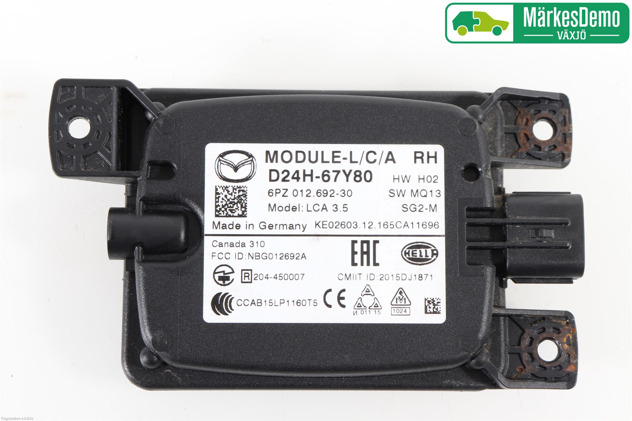 Mazda CX-3 Sensor Kollisjonsbeskyttelse