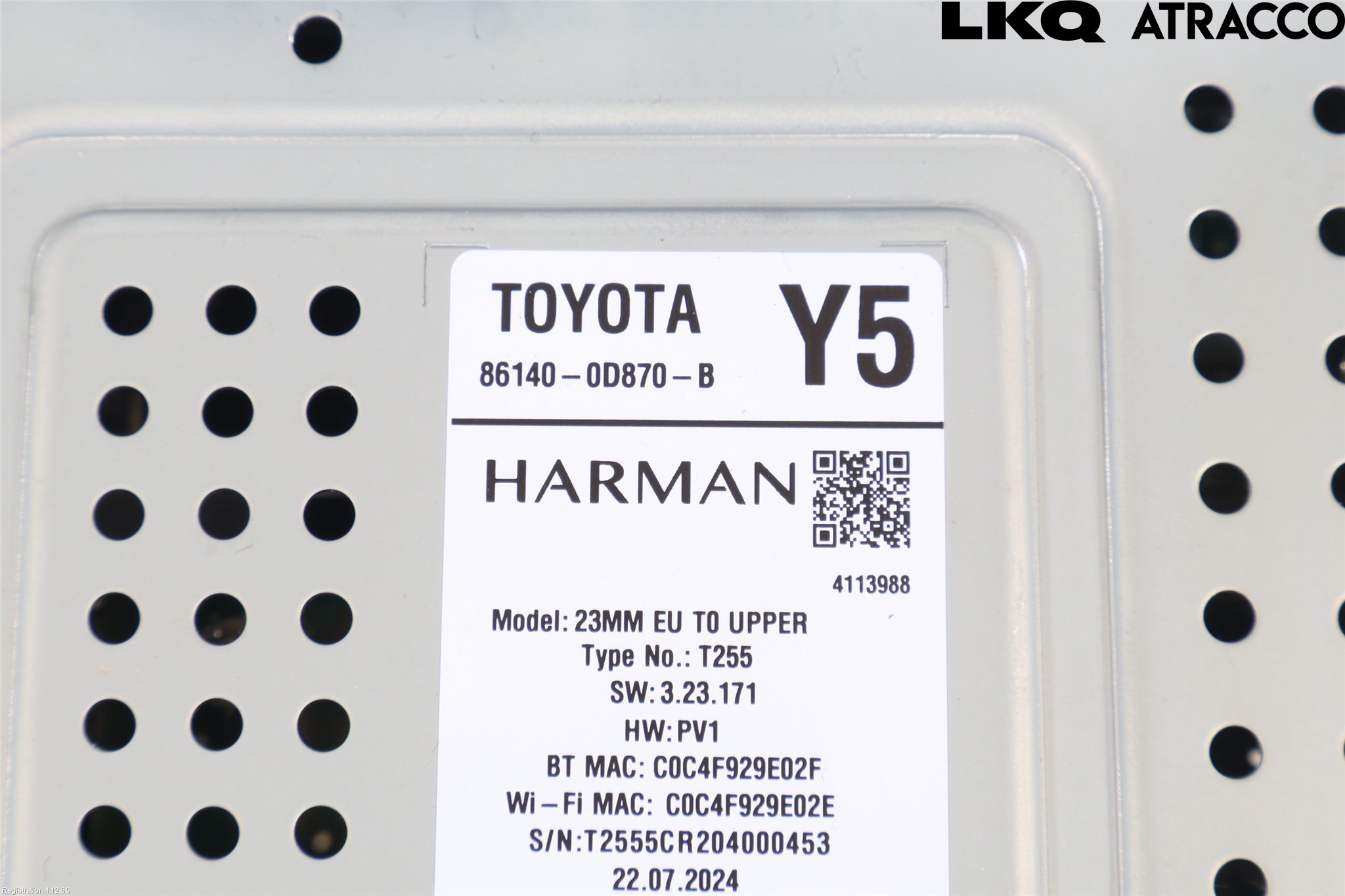Toyota YARIS XP21 20- Stereo Radio Med Cd