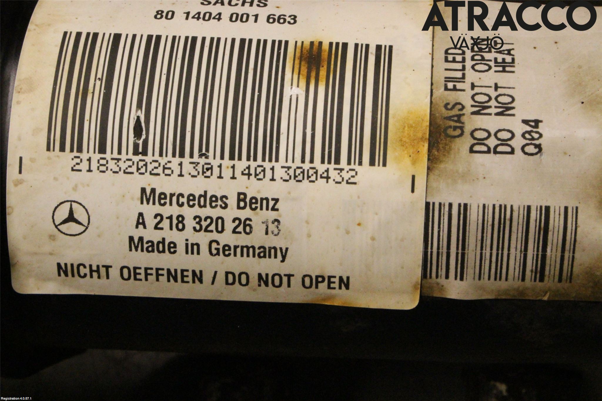Mercedes-Benz MB CLS (C218/X218) 11-17 Fjærbein Foran Venstre
