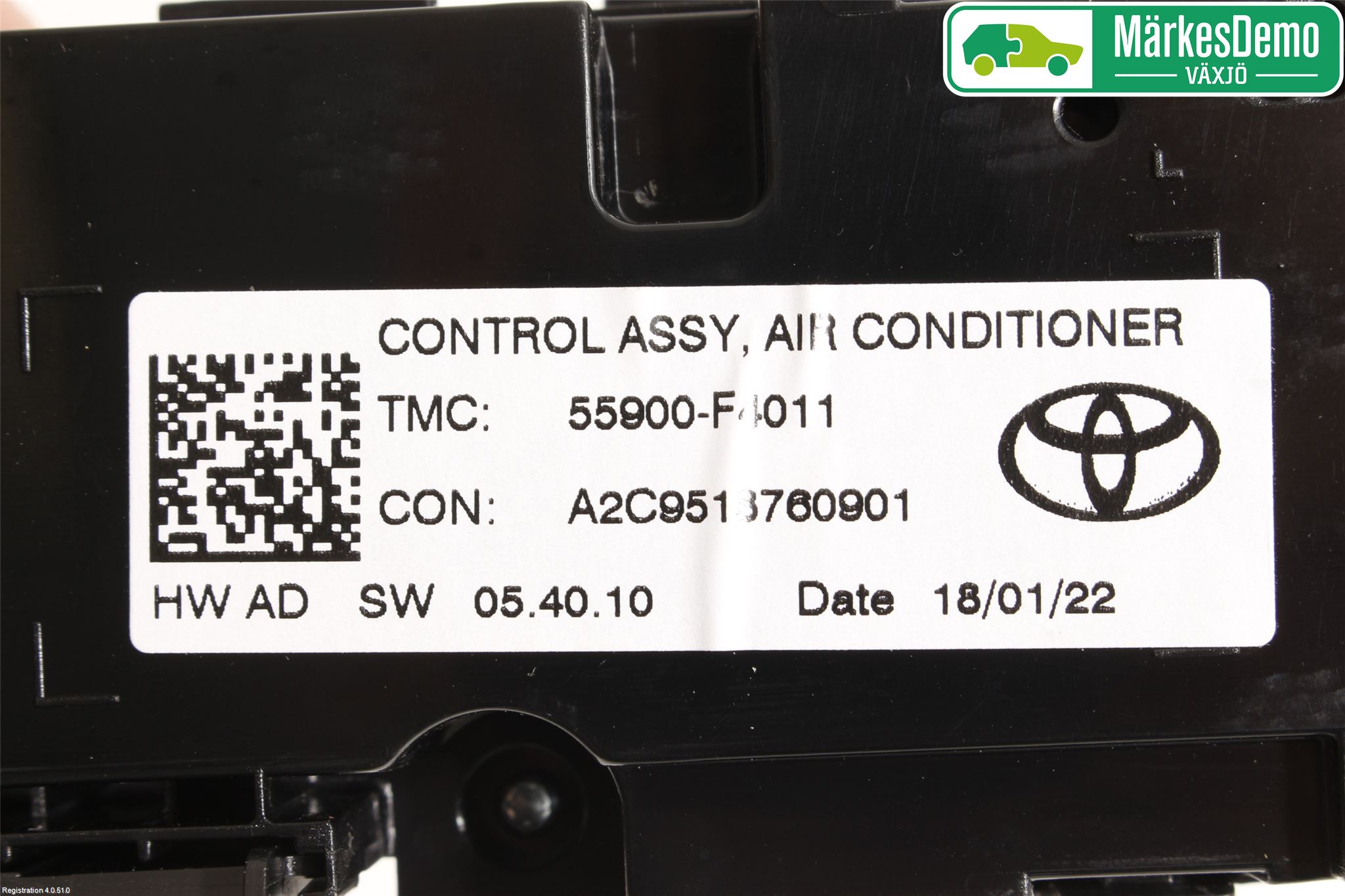 Toyota C-HR 16-23 Varme Ac Betjening-Display
