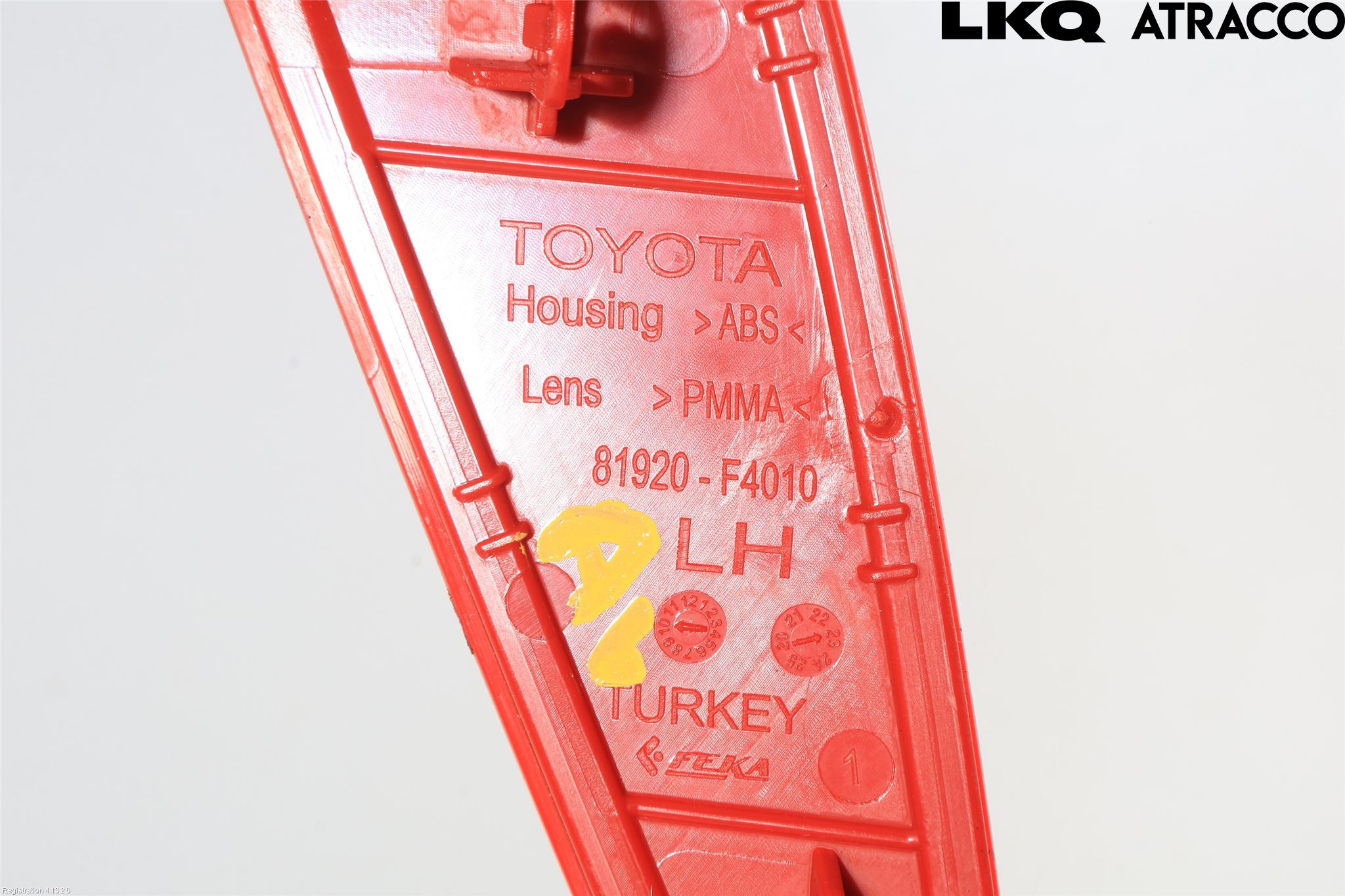 Toyota YARIS XP21 20- Refleks Bak