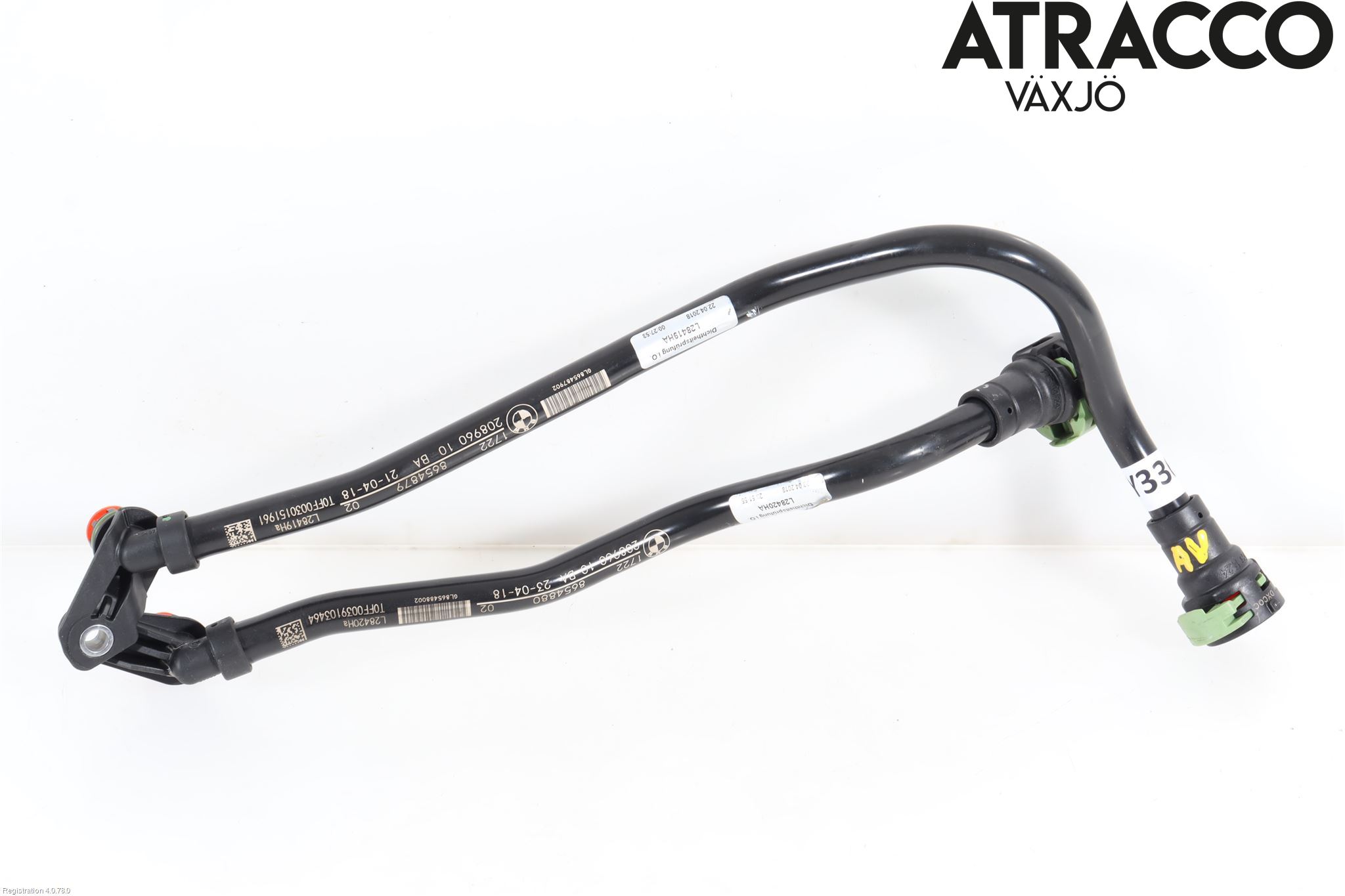 BMW 5 G30/G31/F90 17-23 Gearkasse Oljerør-Slange
