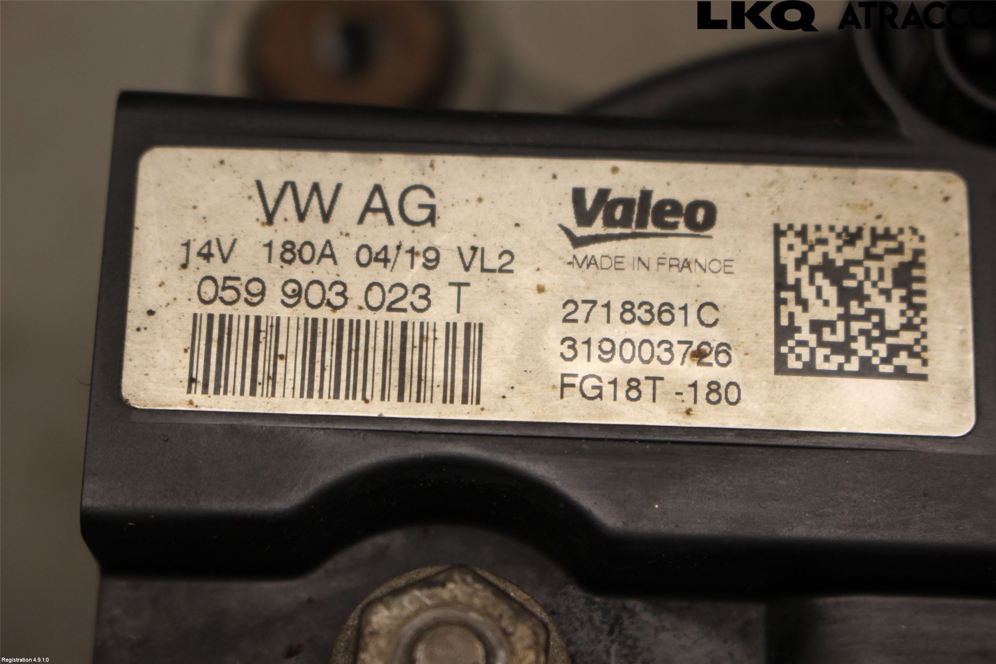 Volkswagen VW AMAROK 2H 10-22 Dynamo