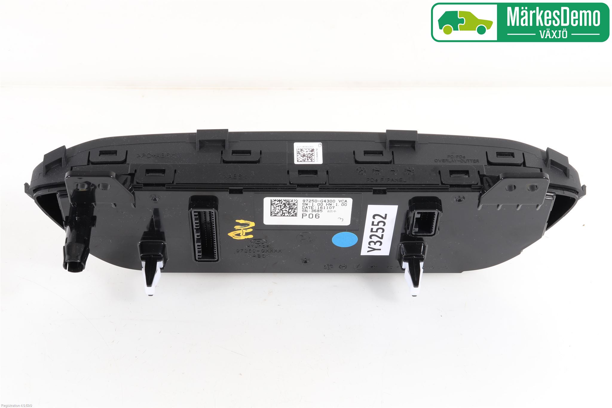 Hyundai i30 PD 17- Varme Ac Betjening-Display