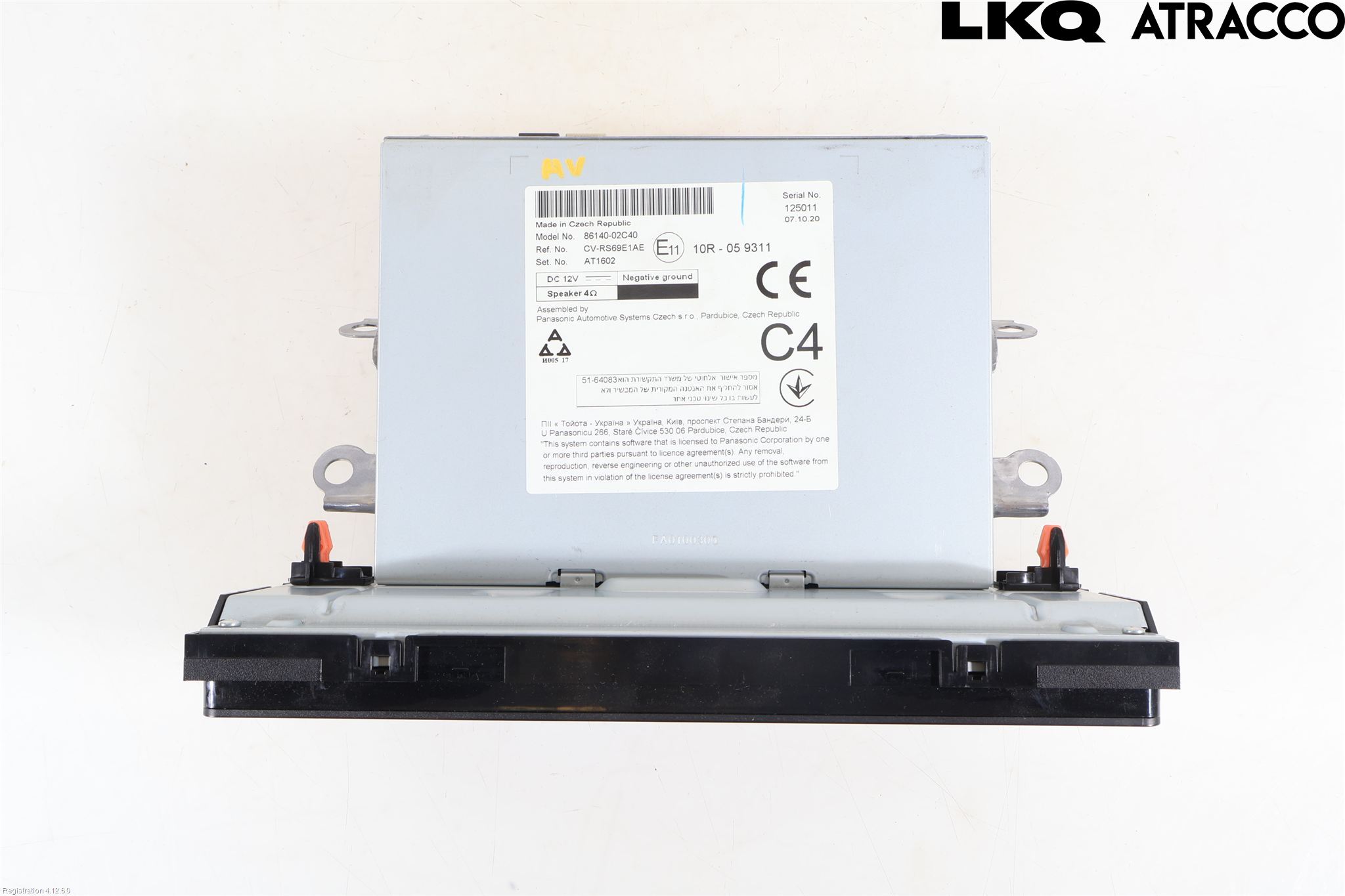 Toyota COROLLA 19- Stereo Radio Med Cd