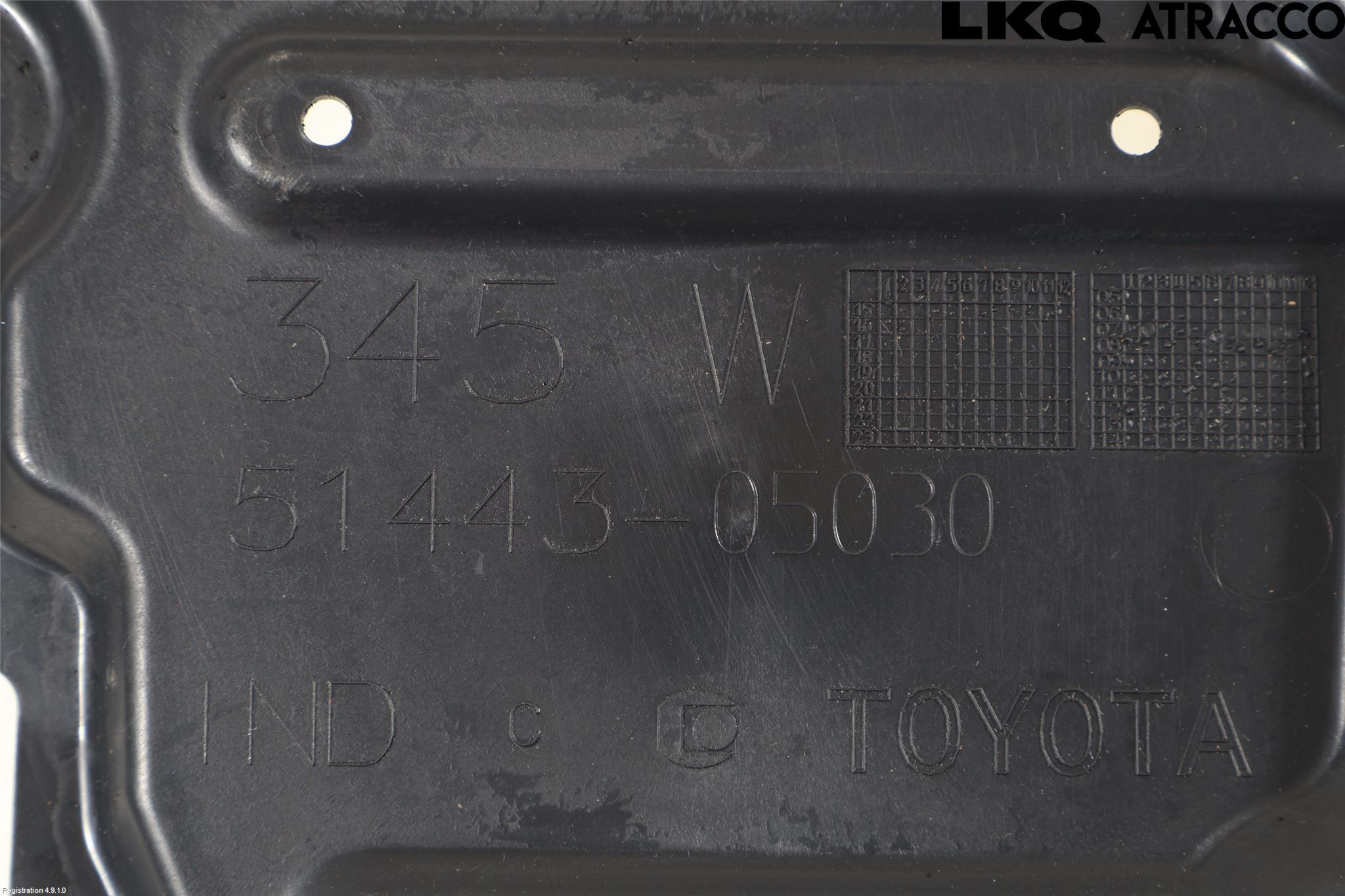 Toyota AURIS 13-19 Bunnplate U Motor-Gear-Dørk