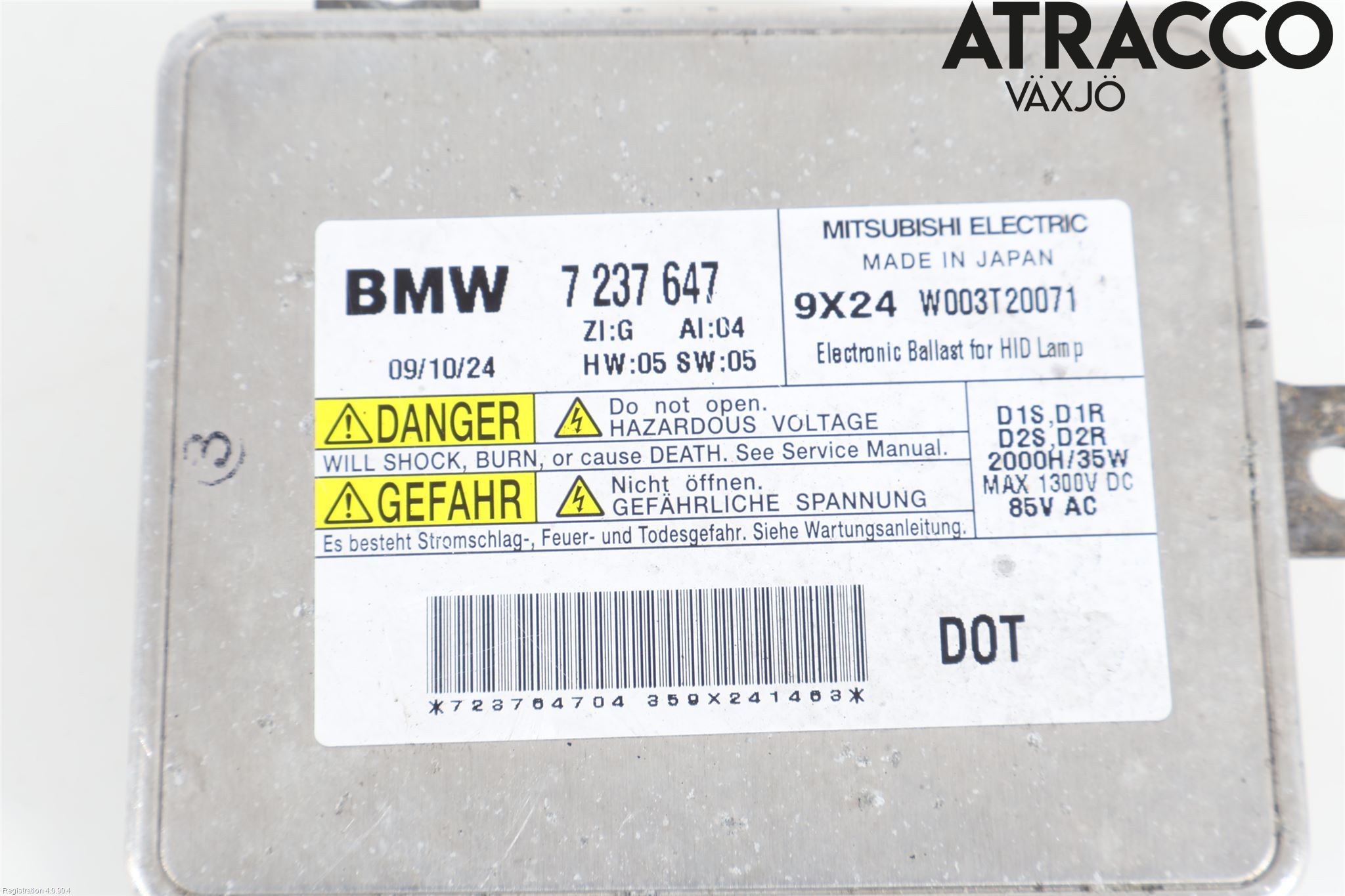 BMW 3 E90/91 SED/TOU 05-12 Styreenhet Xenon