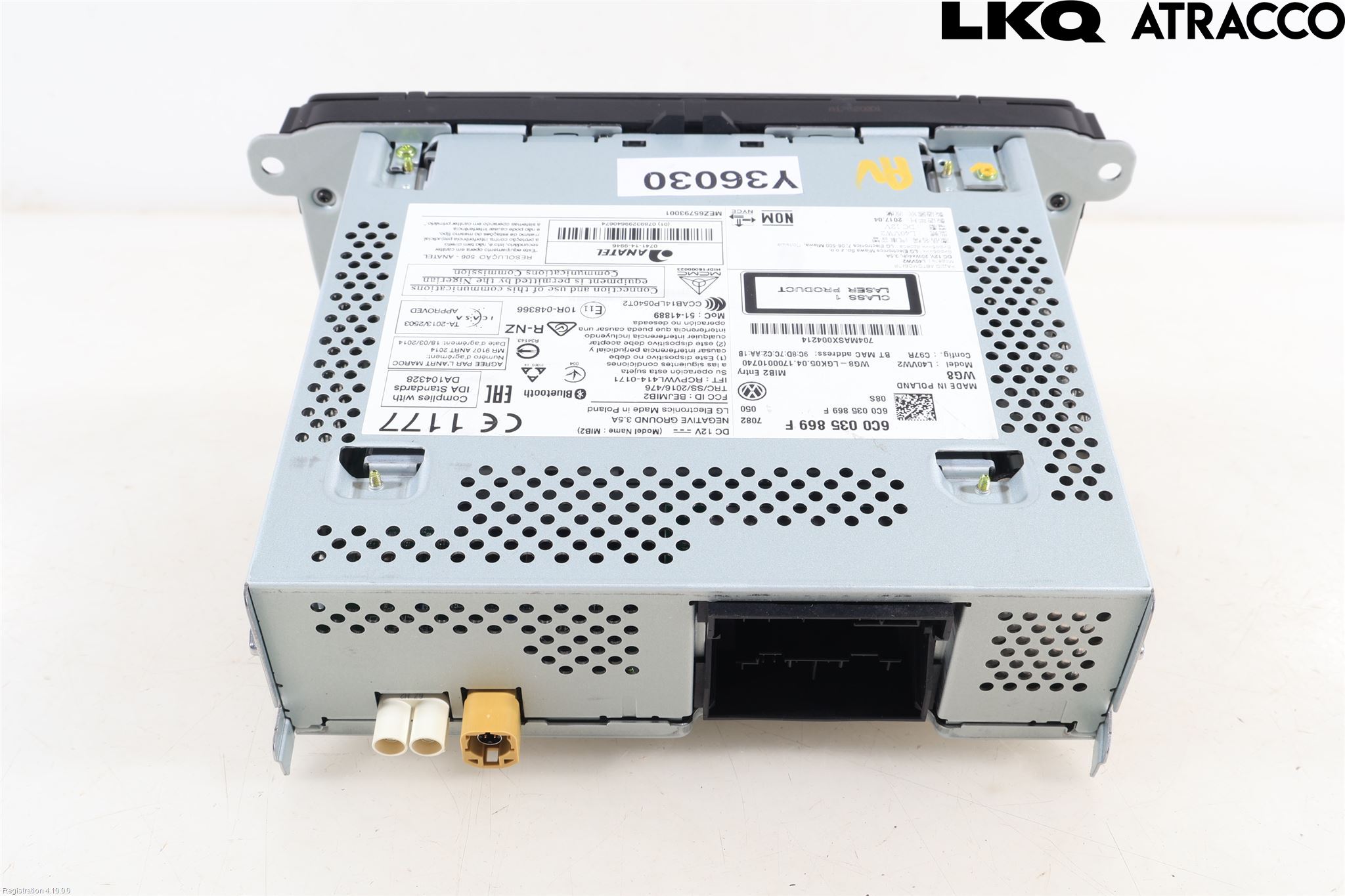 Volkswagen VW POLO 10-17 Stereo Radio Med Cd