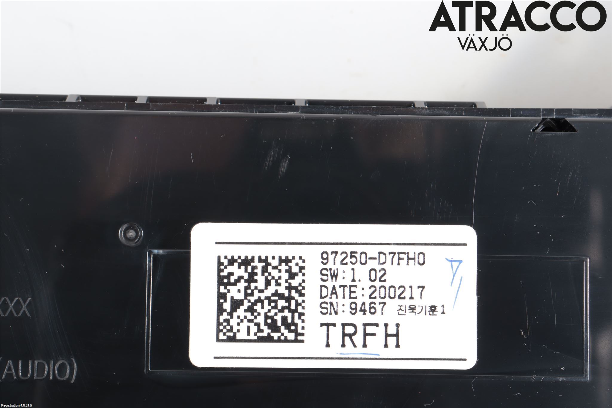 Hyundai TUCSON 05- Varme Ac Betjening-Display