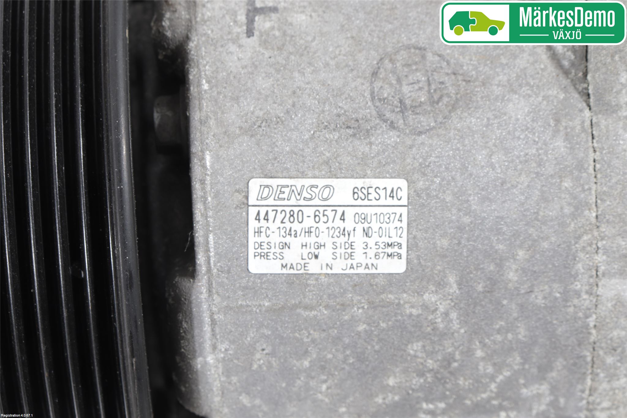 Toyota AVENSIS 16-18 Varme Ac Kompressor