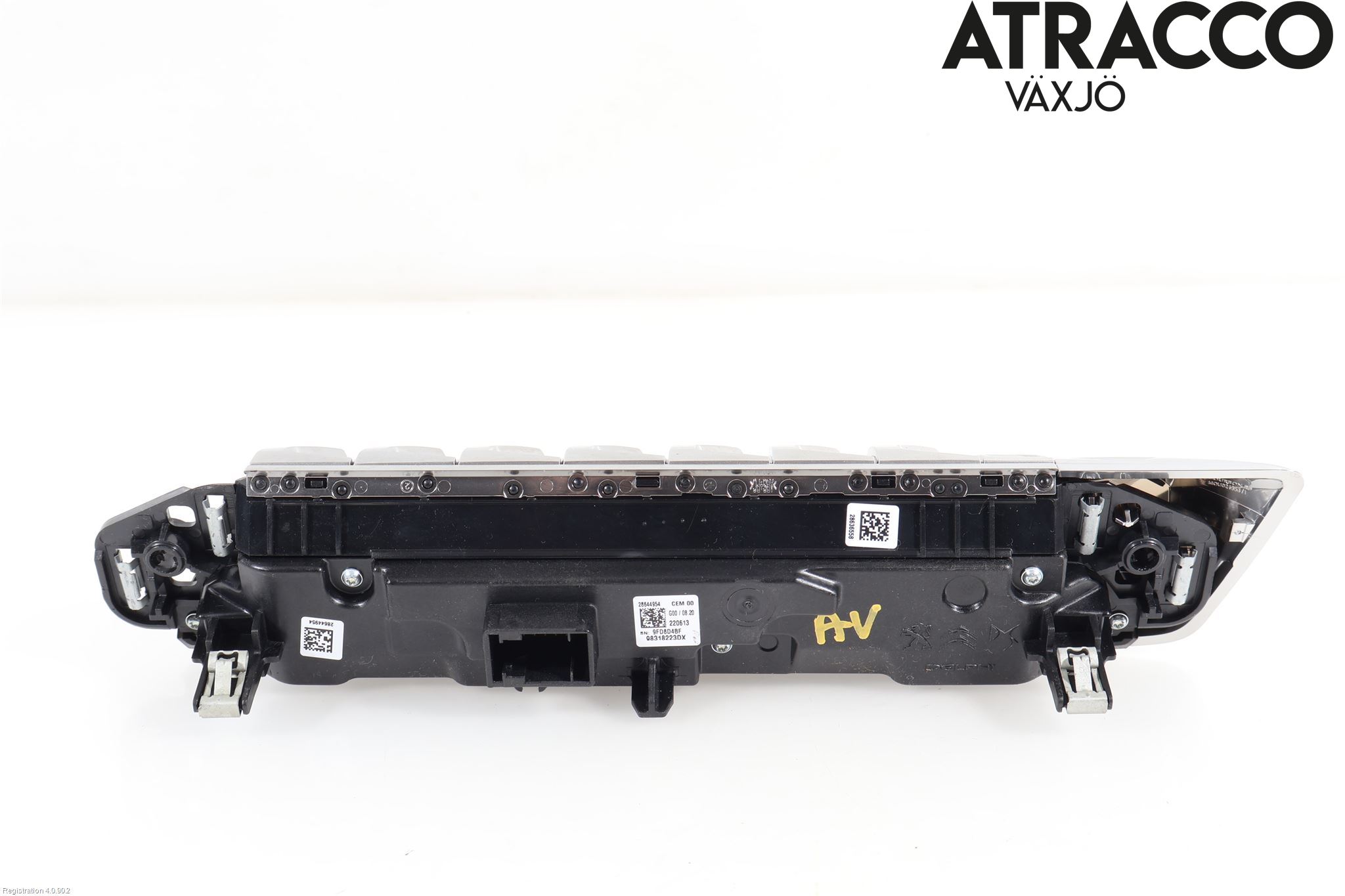 Peugeot 3008 17-24 Varme Ac Betjening-Display