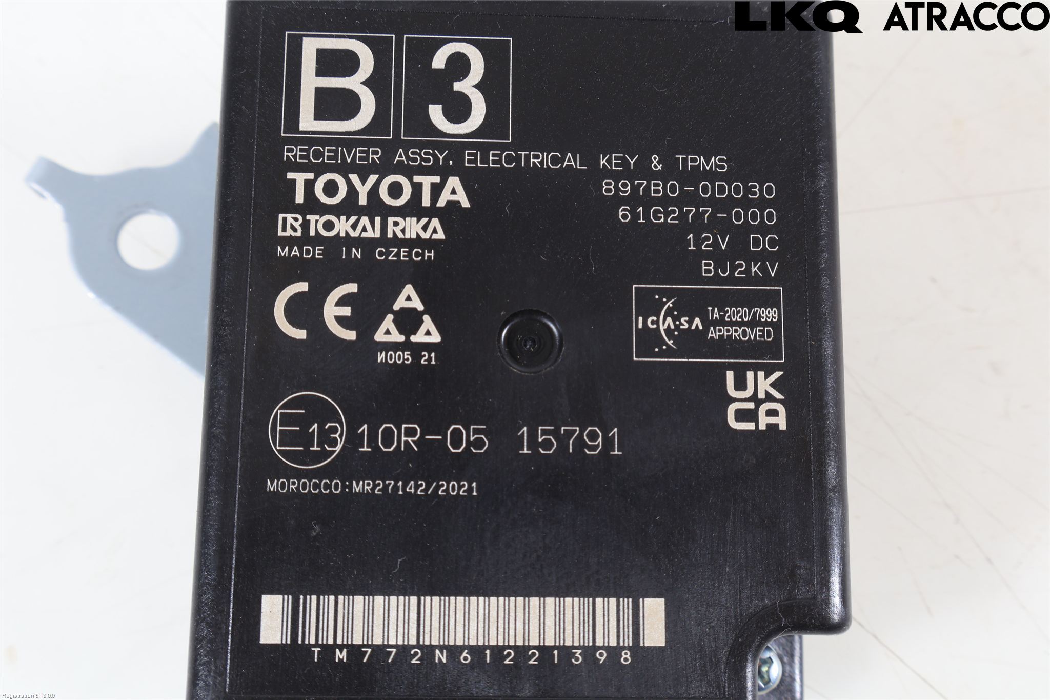 Toyota YARIS XP21 20- Styrenhet Nyckellös System