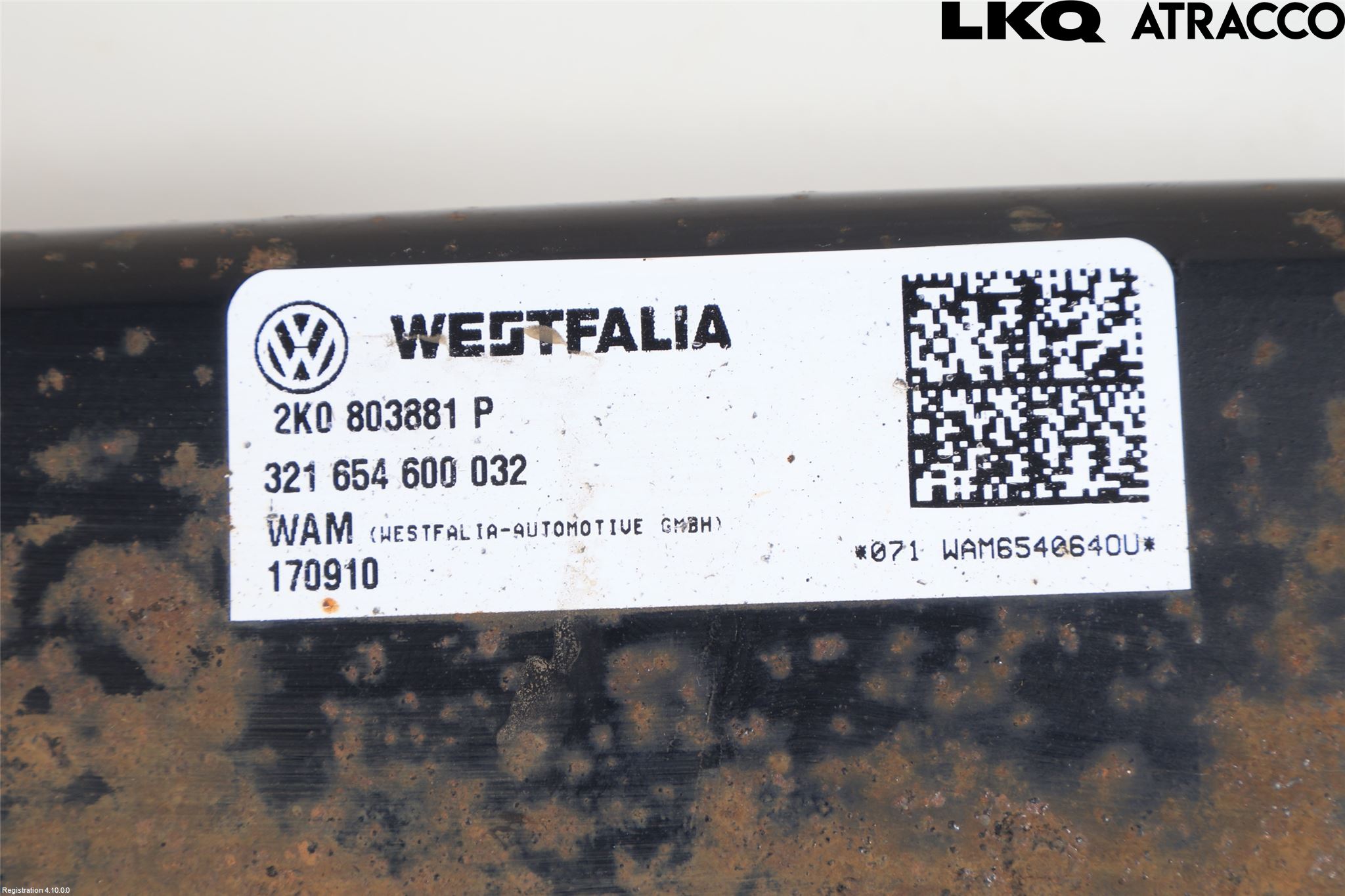 Volkswagen VW CADDY 11-15 Tilhengerfeste