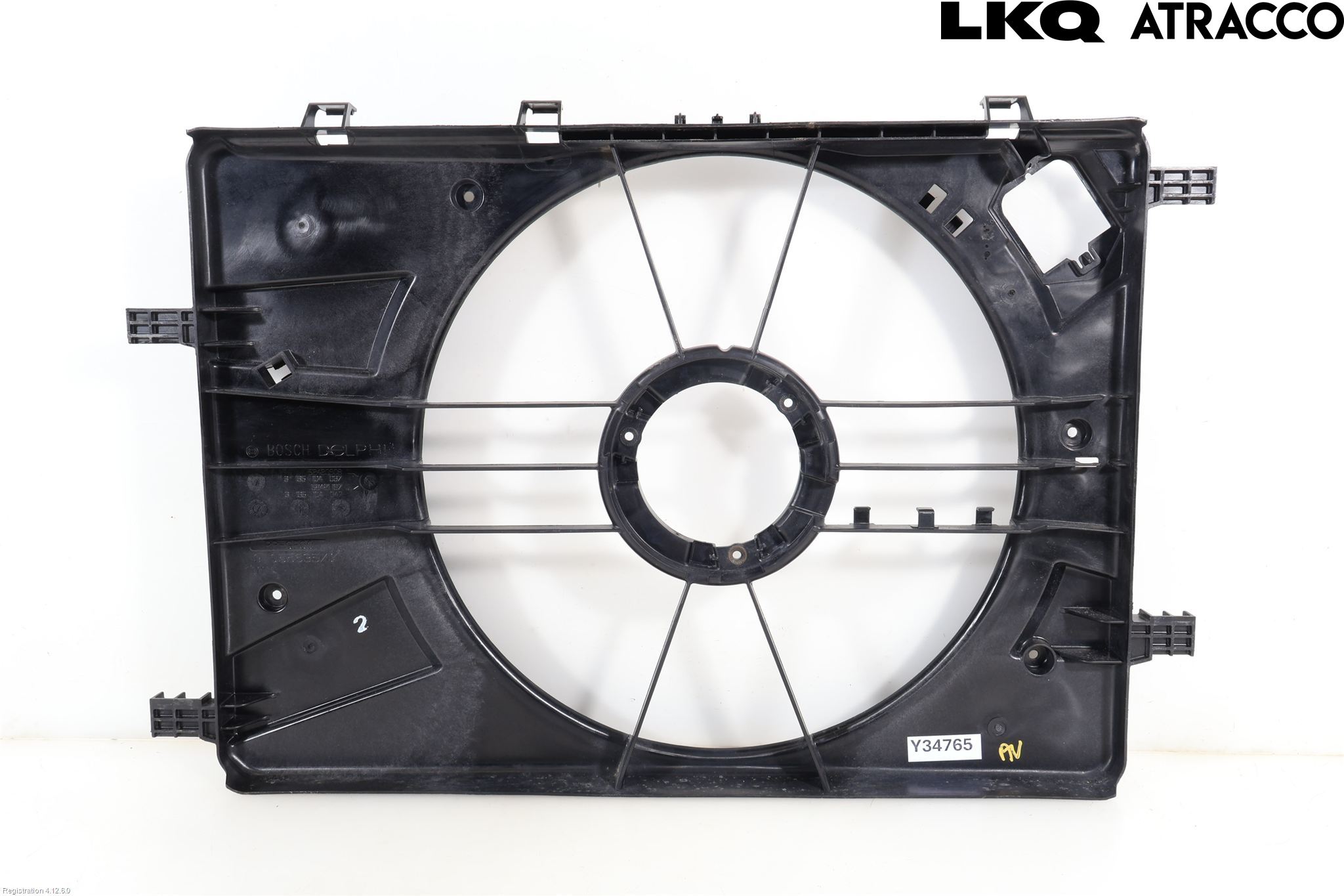 Opel ASTRA J 10-15 Kjølevifte-Radiator Hus-Kåpe