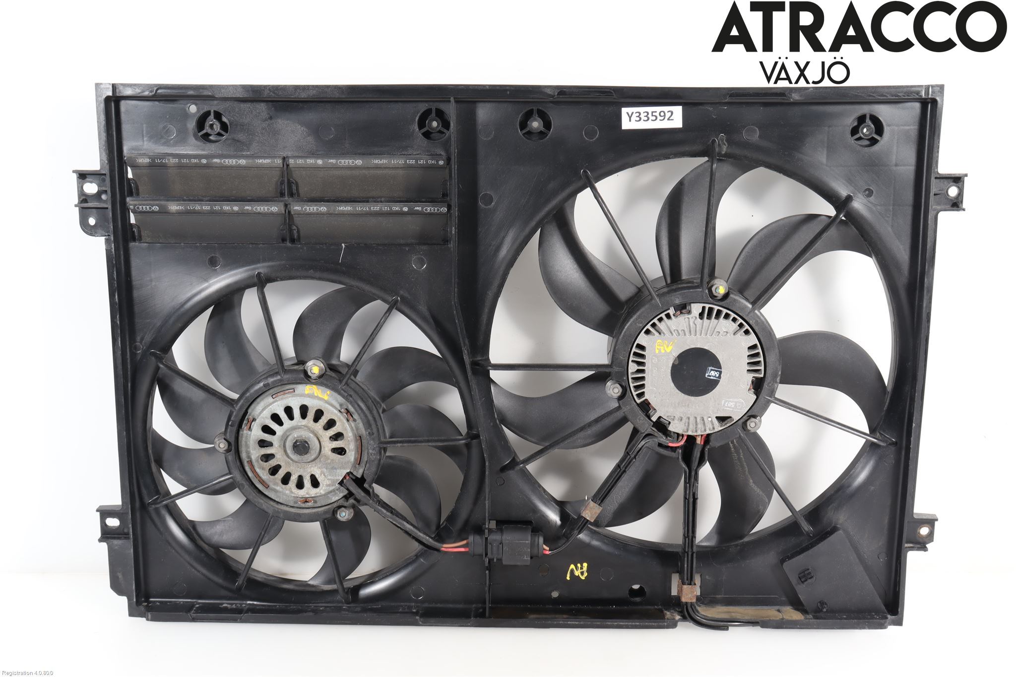 Volkswagen VW GOLF VI 09-13 Kjølevifte-Radiator Hus-Kåpe