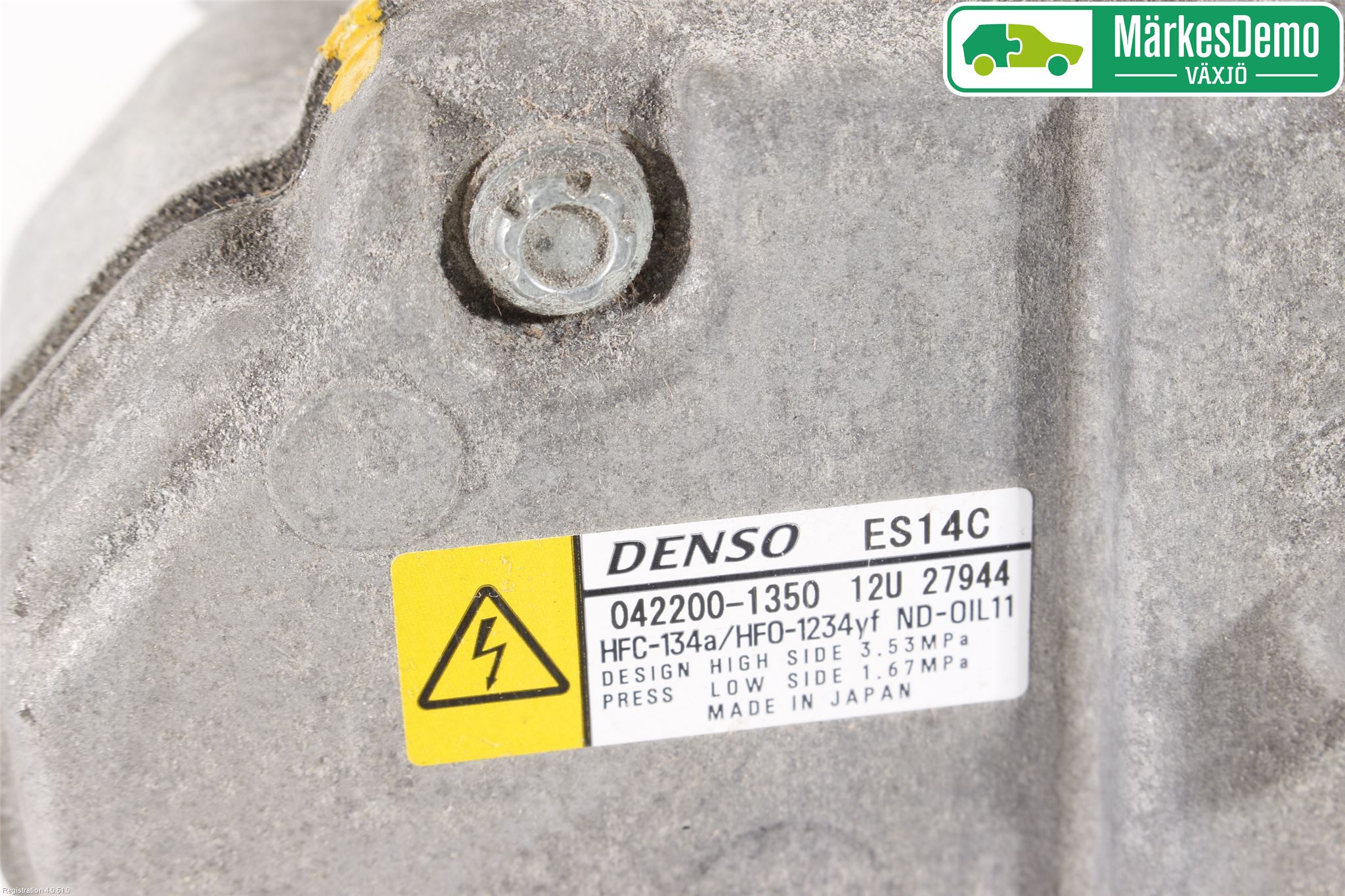 Toyota YARIS XP130 15-20 Varme Ac Kompressor