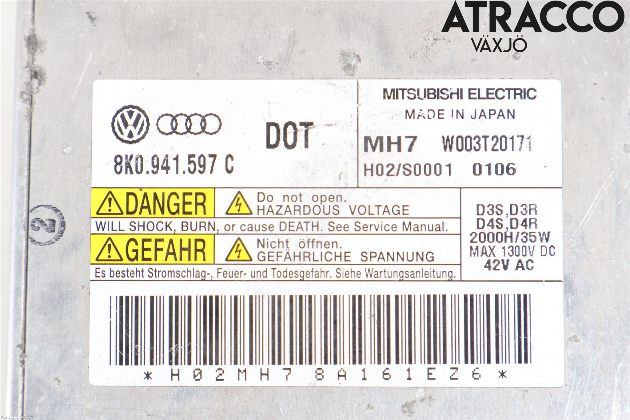 Audi A4/S4 08-11 Styreenhet Xenon