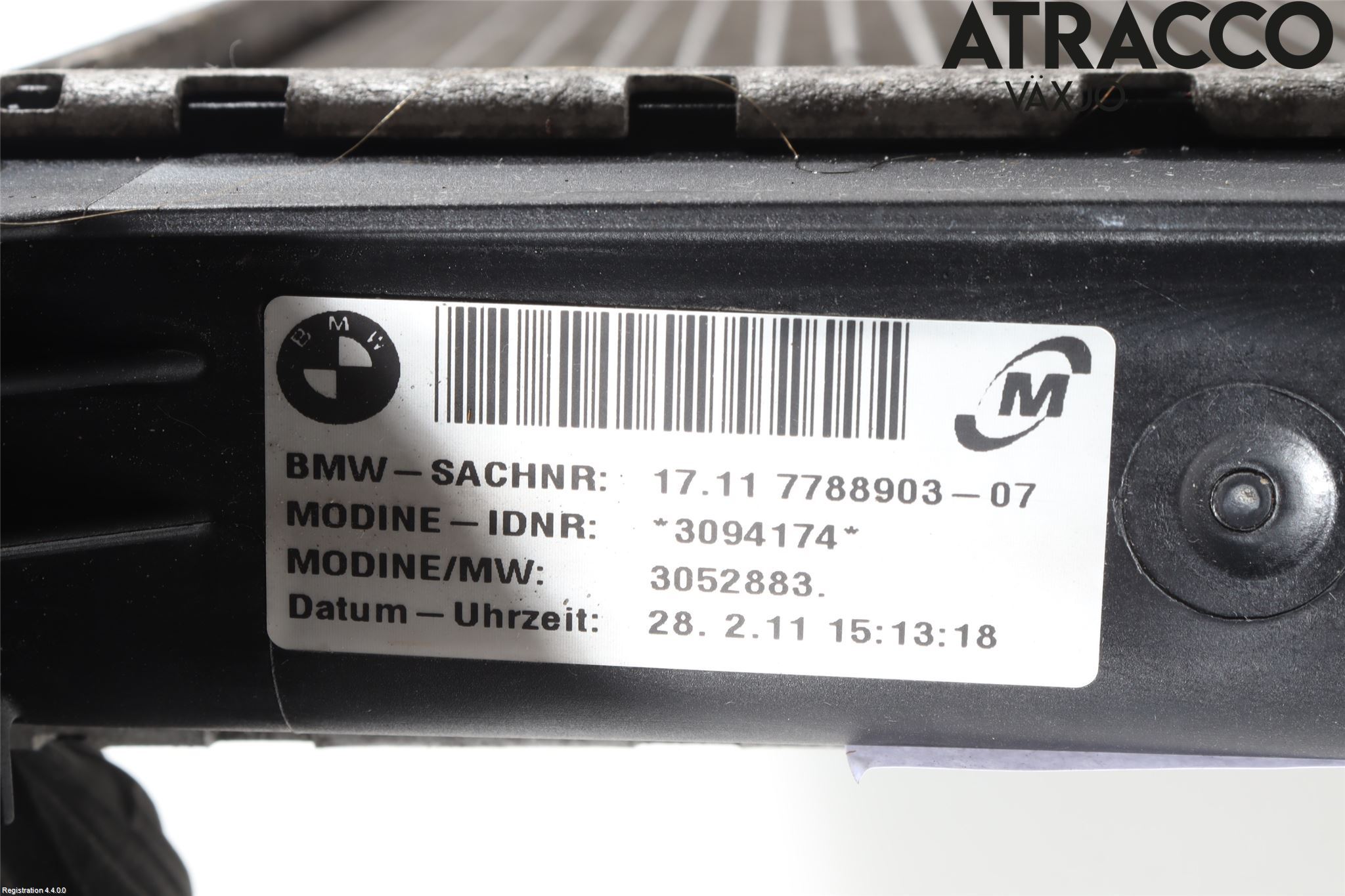 BMW 1 E87/81 5D/3D 03-11 Radiator Manuell