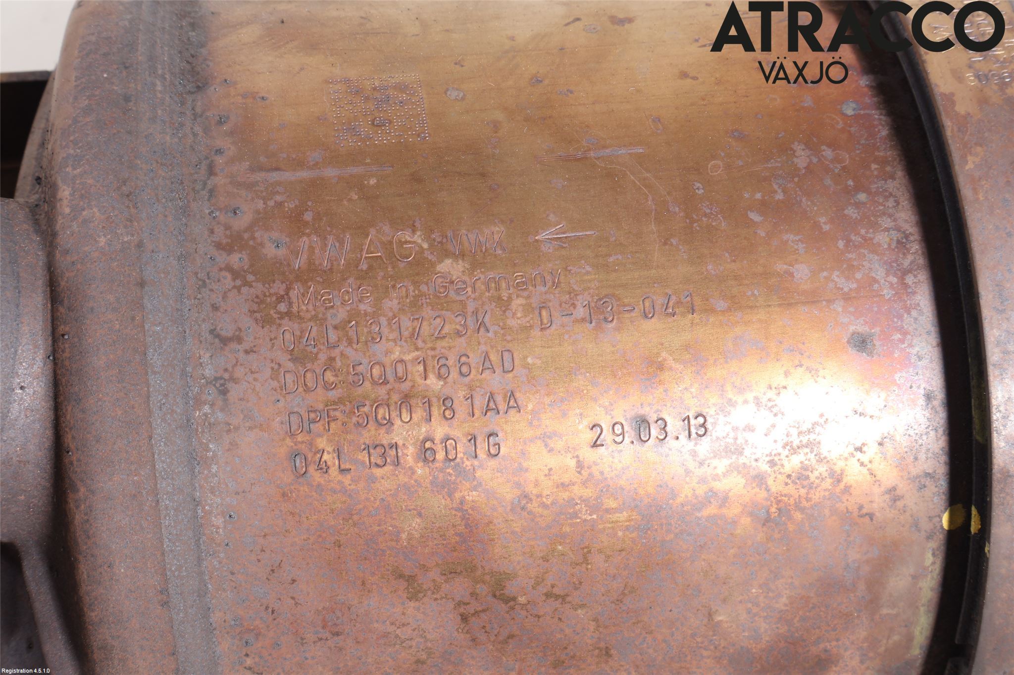 Audi A3/S3 8V 13-20 Eksos Partikketfilter