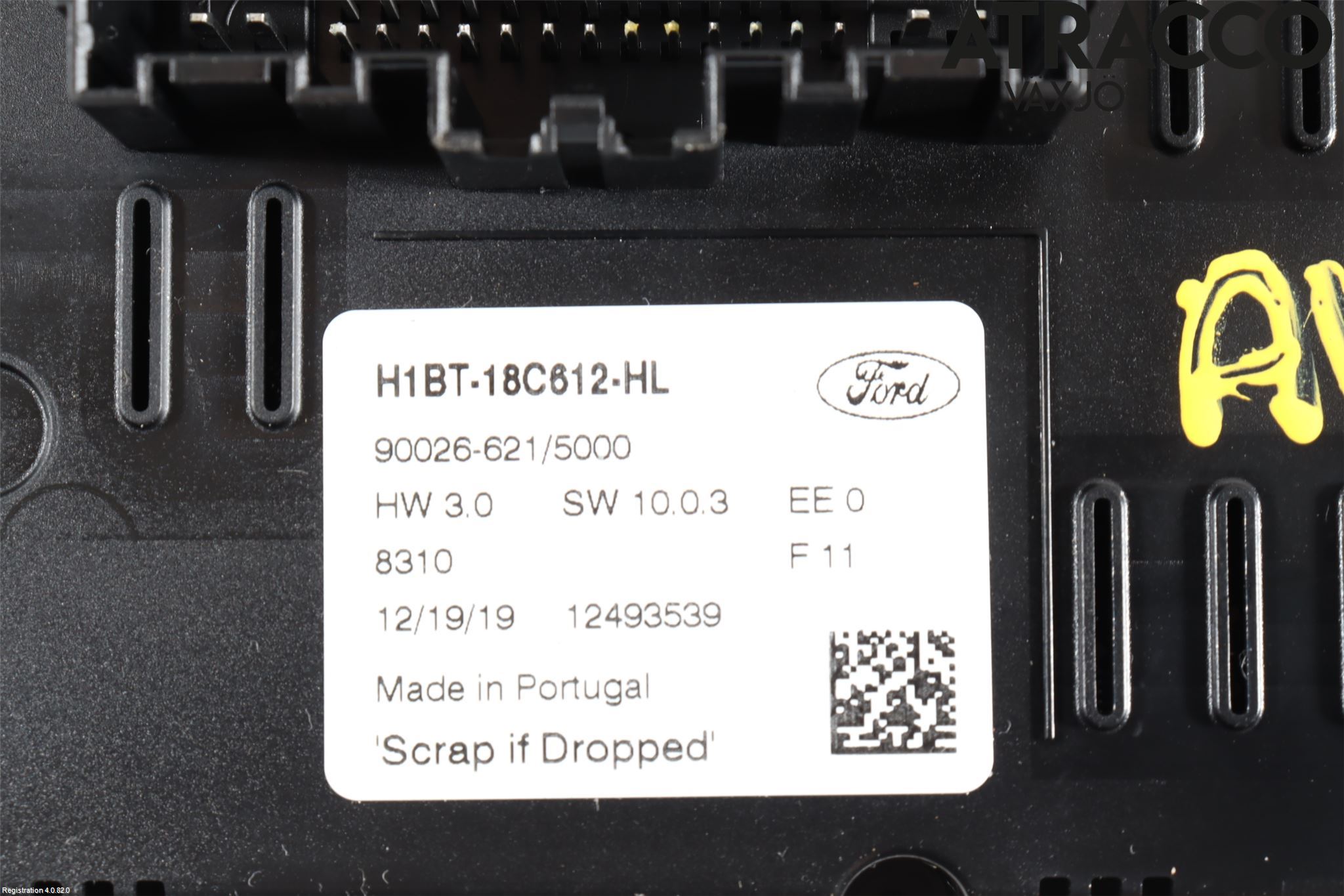 Ford FIESTA (VII) 18-23 Varme Ac Betjening-Display