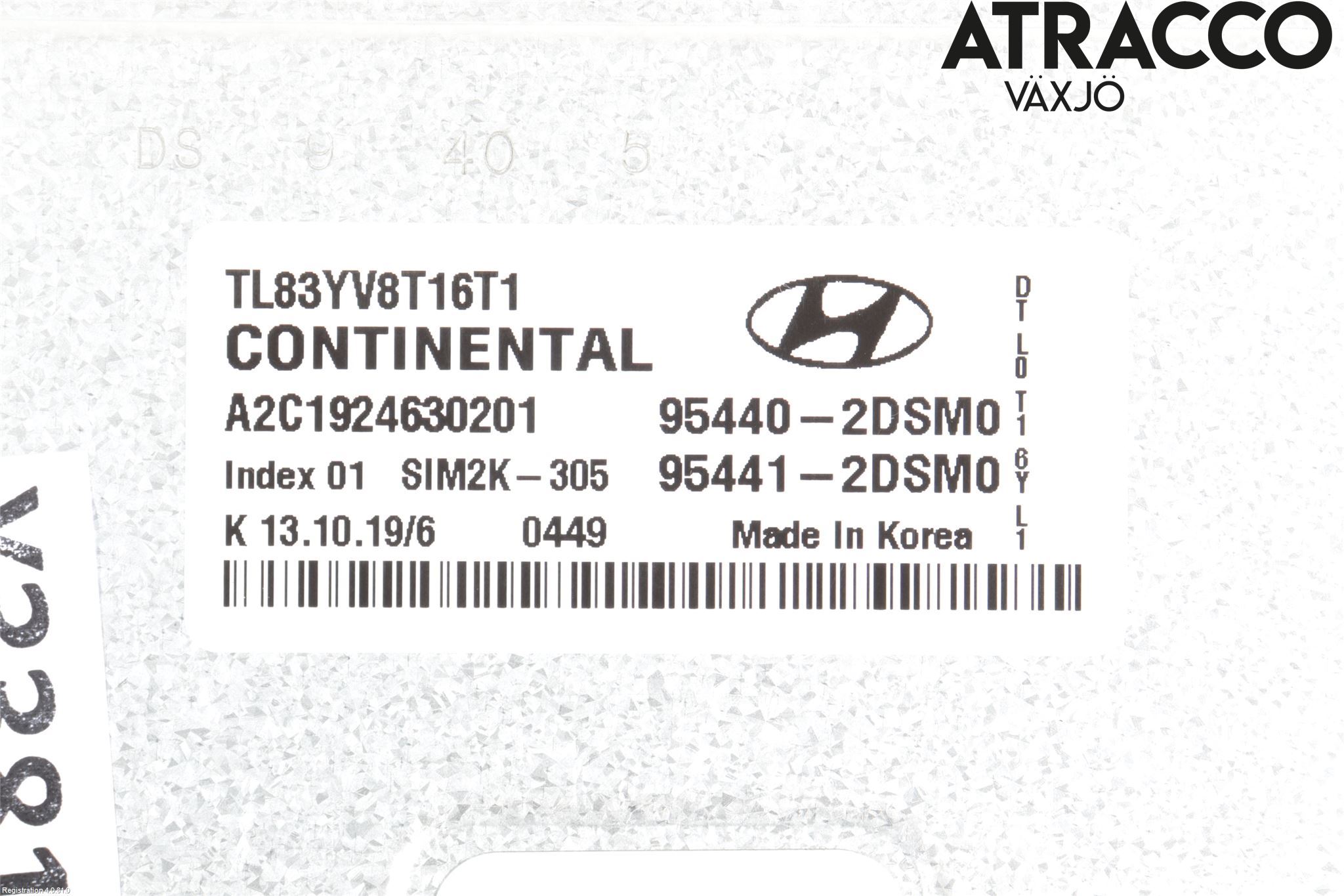 Hyundai TUCSON 05- Styreenhet Gearkasse