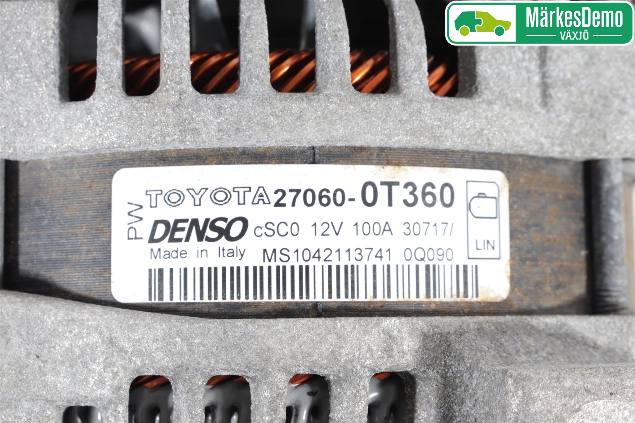 Toyota AVENSIS 16-18 Dynamo