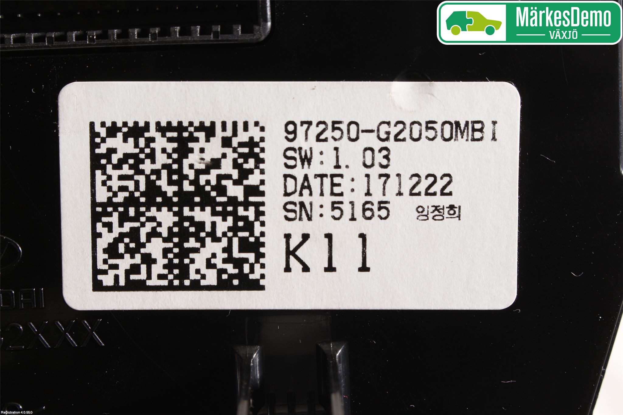 Hyundai IONIQ AE 17-22 Varme Ac Betjening-Display