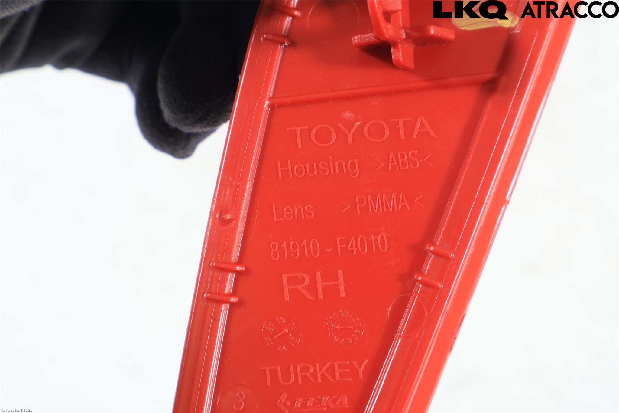 Toyota YARIS XP21 20- Refleks Bak