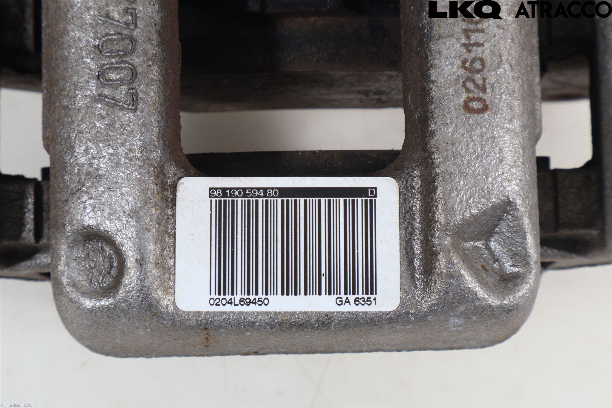 Toyota PROACE CITY 20- Bremsecaliper Bak Høyre