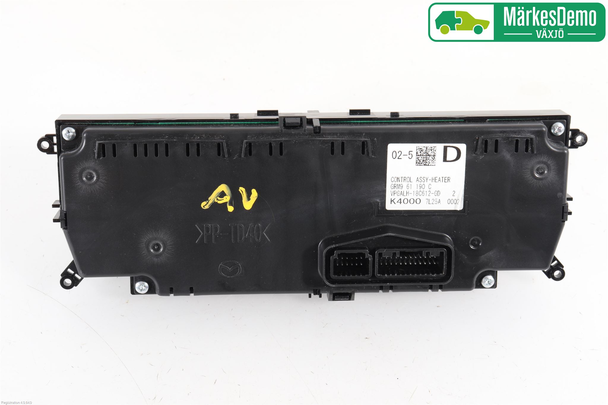 Mazda 6 13- Varme Ac Betjening-Display