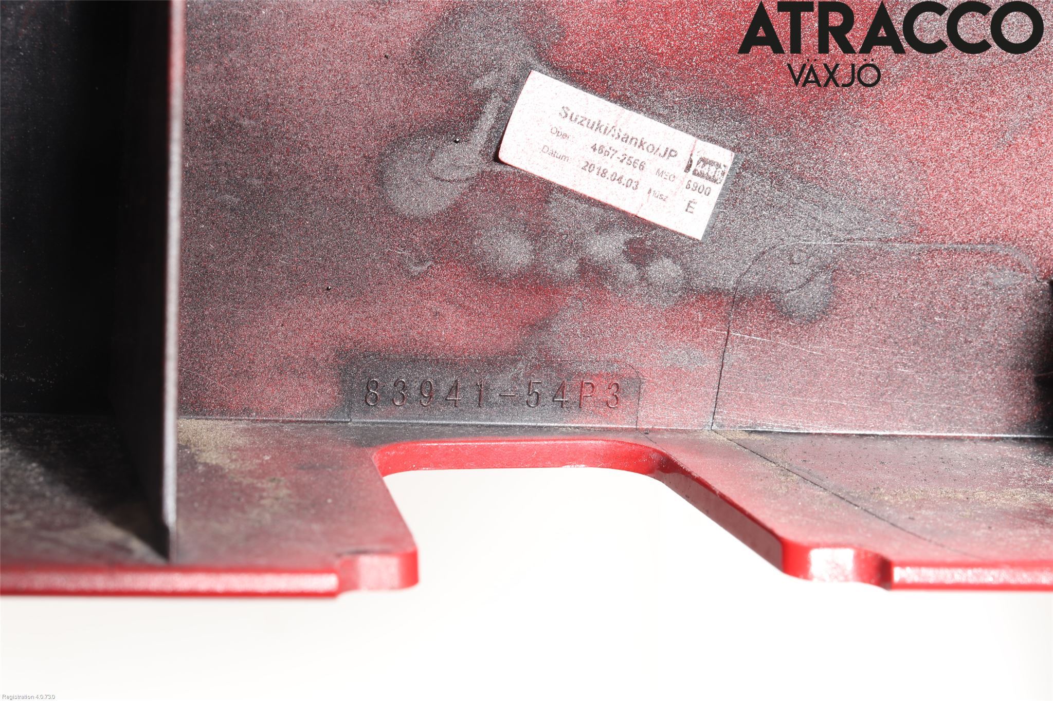 Suzuki VITARA 15- Refleksplate - Skiltplate