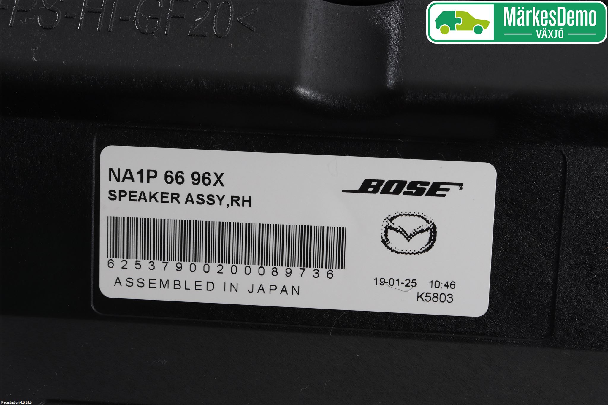 Mazda MX-5 IV (ND/ND2/ND3) MIATA 15- Innr Høyttaler