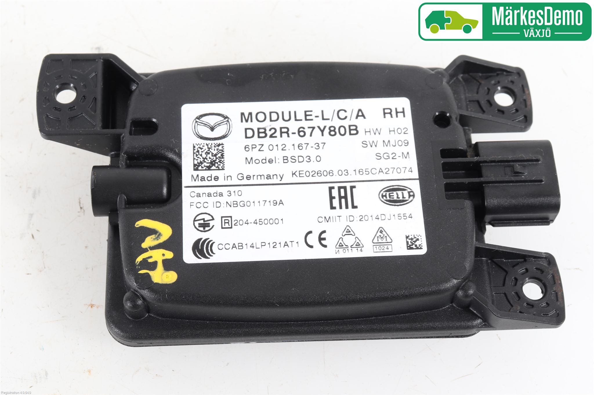 Mazda CX-3 Sensor Kollisjonsbeskyttelse
