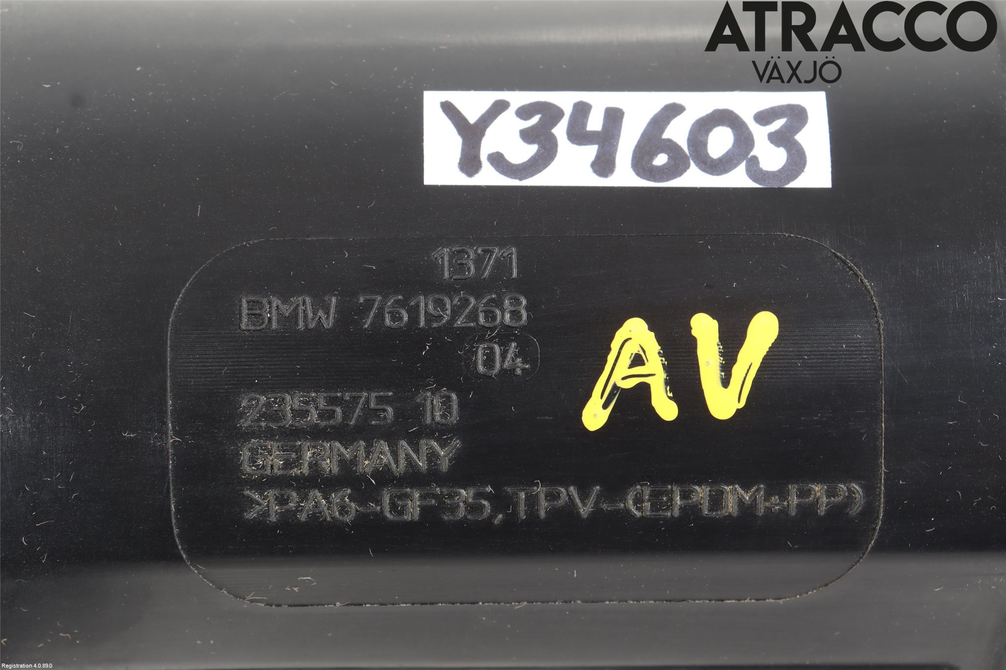 BMW 2 F45 Active Tourer 14-21 Forg-Belg-Rør Mot Luftr
