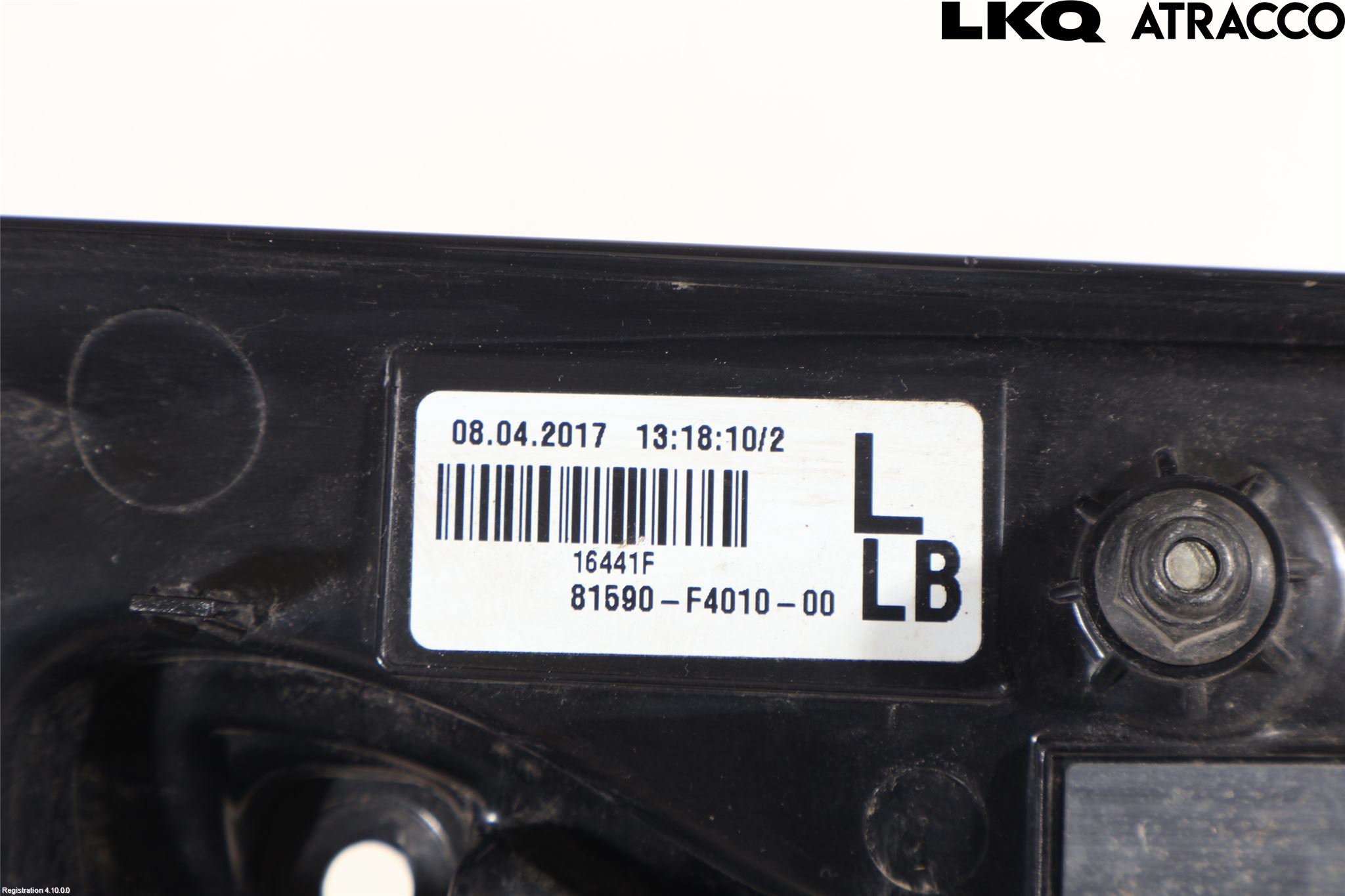 Toyota C-HR 16-23 Baklykt Venstre  På Luke(Indre