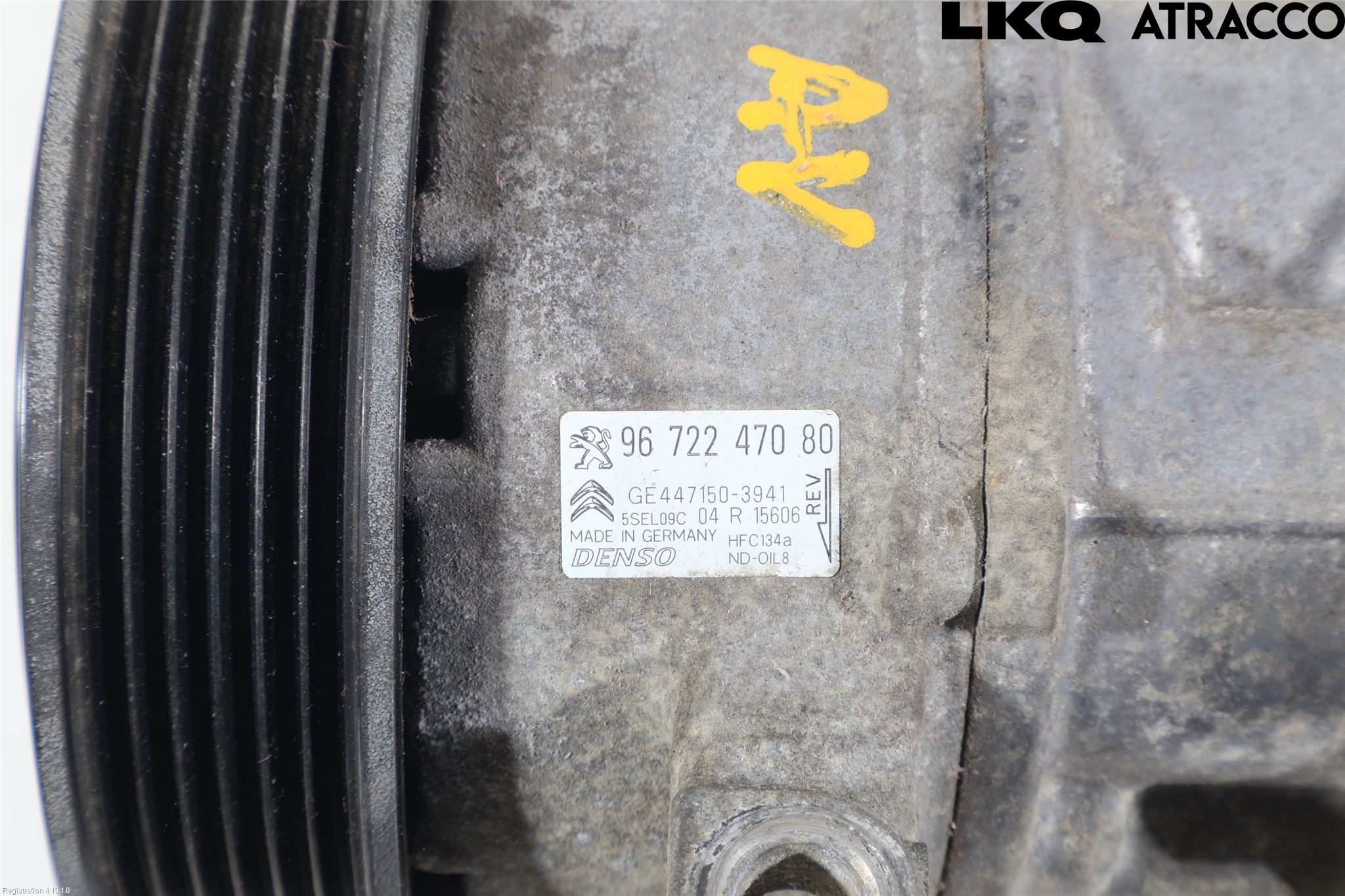Peugeot 208 12-15 Varme Ac Kompressor