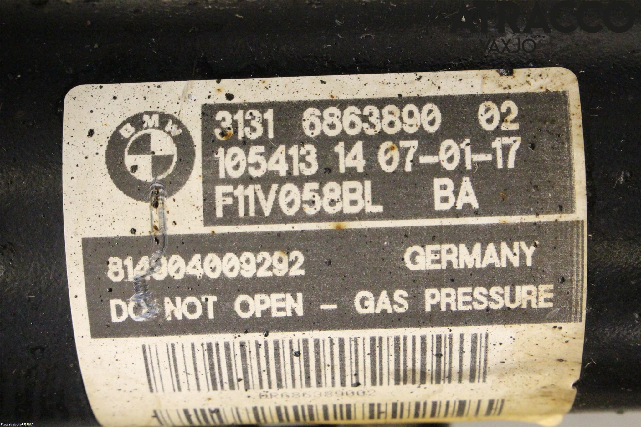 BMW 5 F10/F11/F18 09-17 Fjærbein Foran Høyre