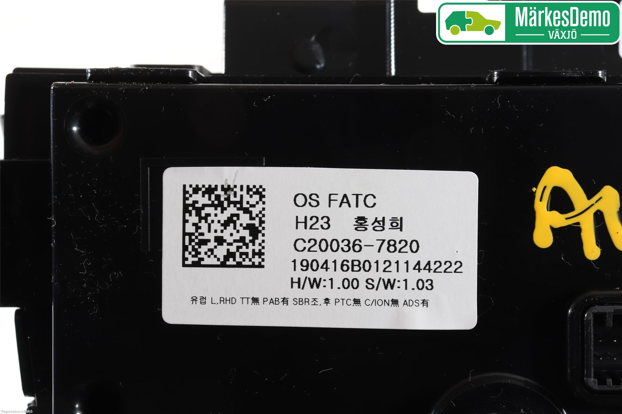 Hyundai KONA/ELECTRIC OS 18-23 Varme Ac Betjening-Display