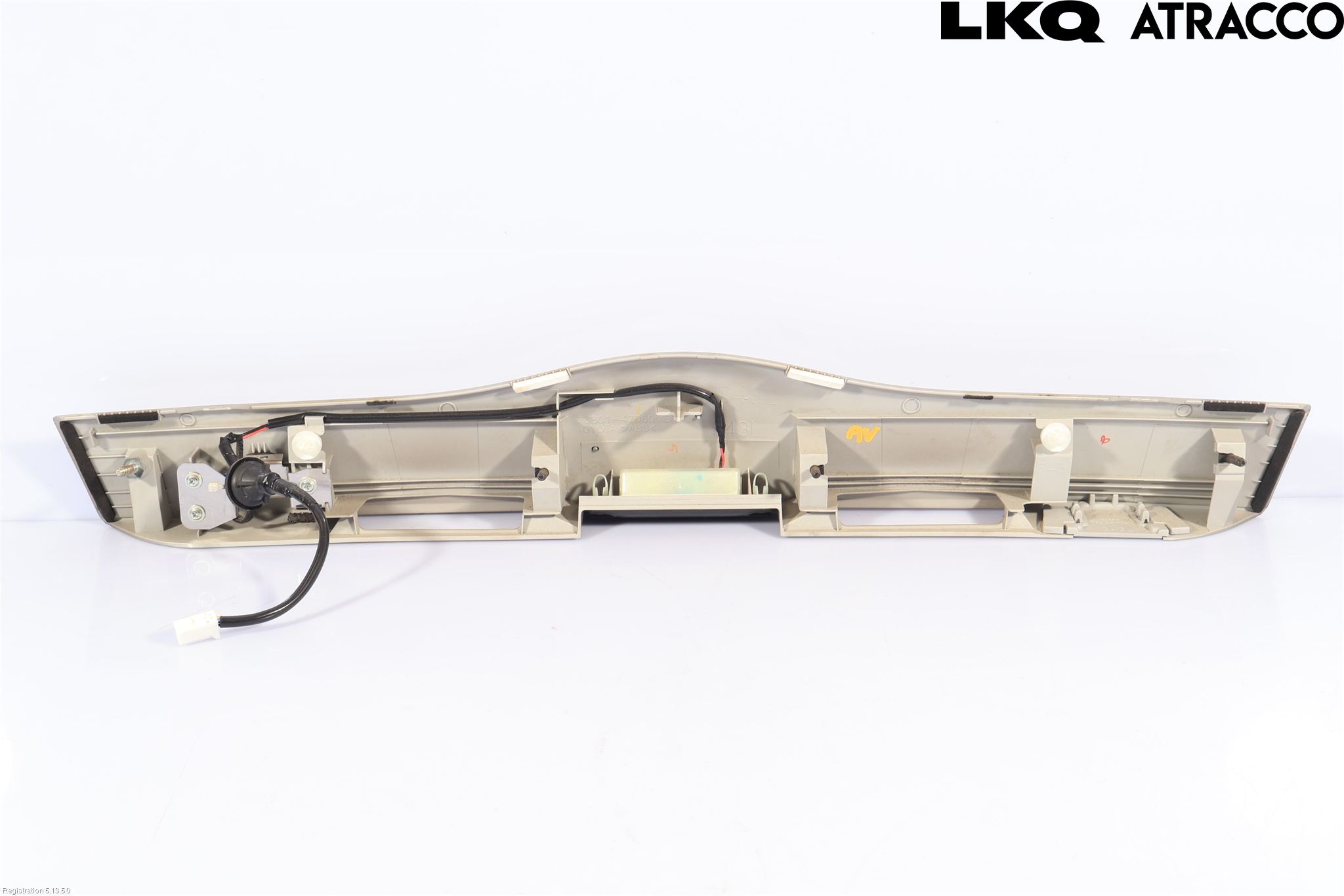 Toyota PRIUS NWH20 04-08 Refleksplate - Skiltplate