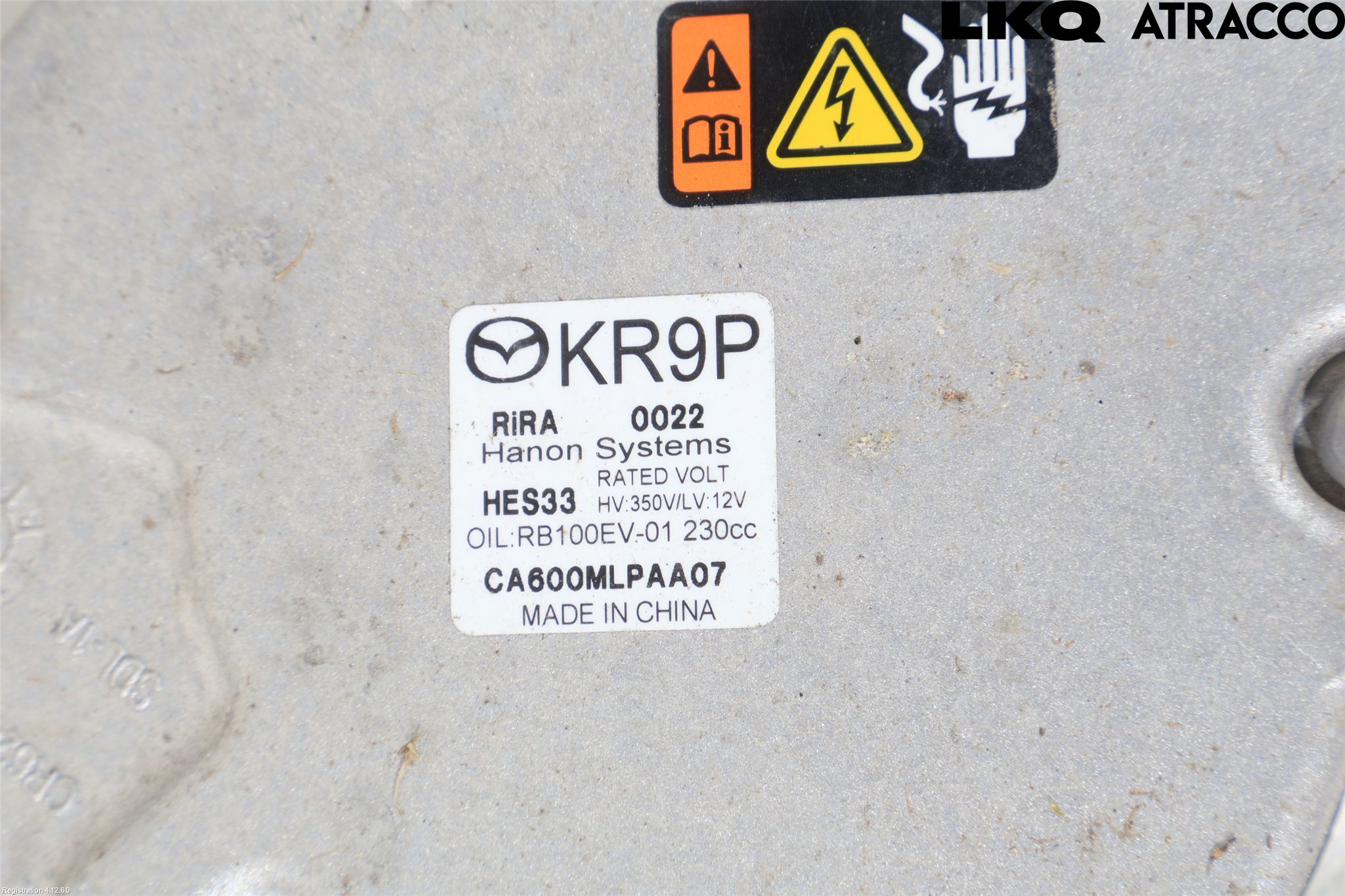 Mazda CX-60 22- Varme Ac Kompressor