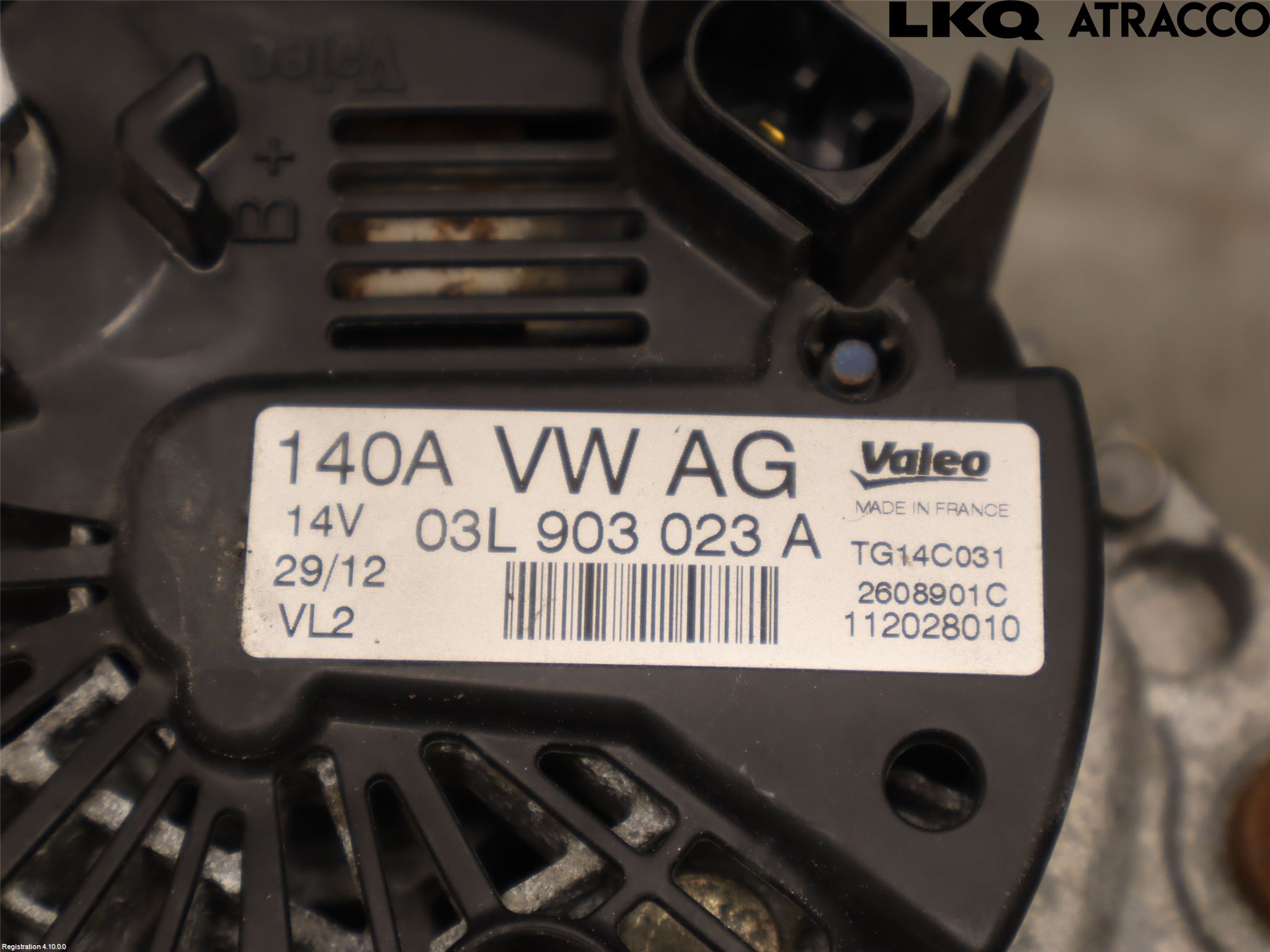 Volkswagen VW GOLF VI 09-13 Dynamo