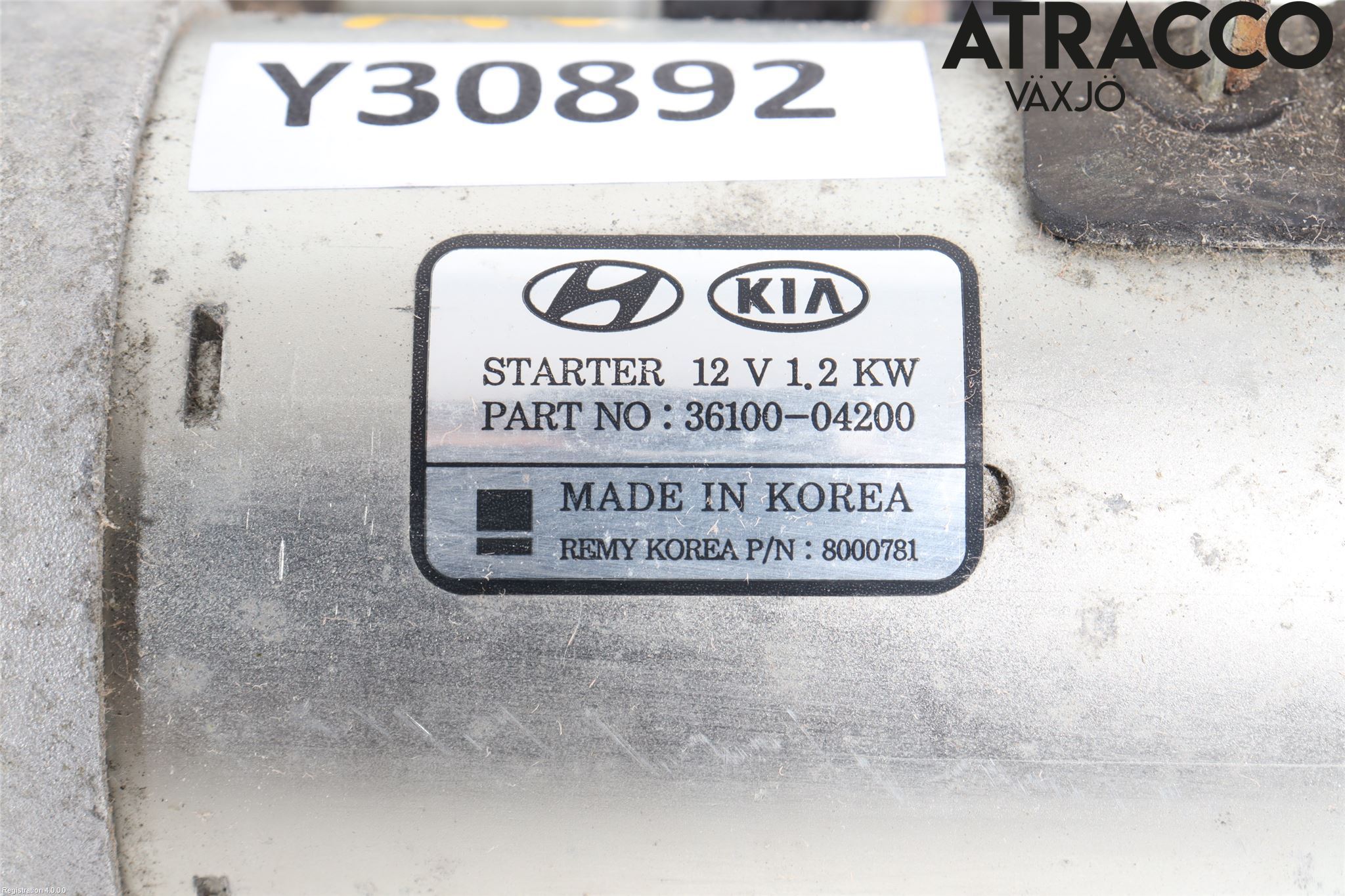 Hyundai i20 GB 15-20 Startmotor