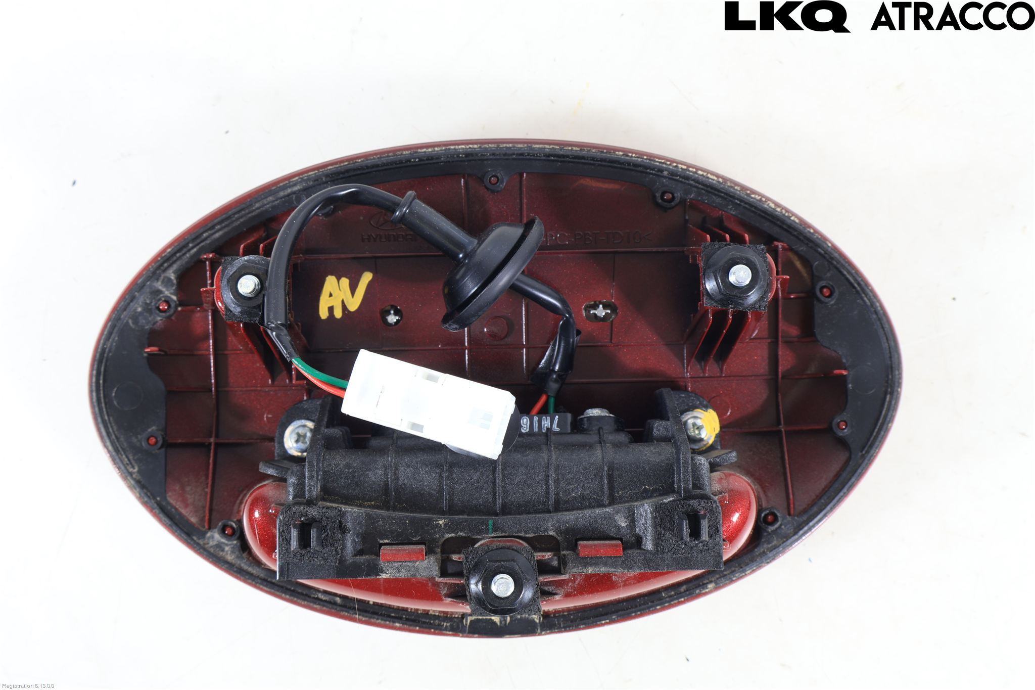 Hyundai i10 BA 17-20 Bakluke Handtak Ytre