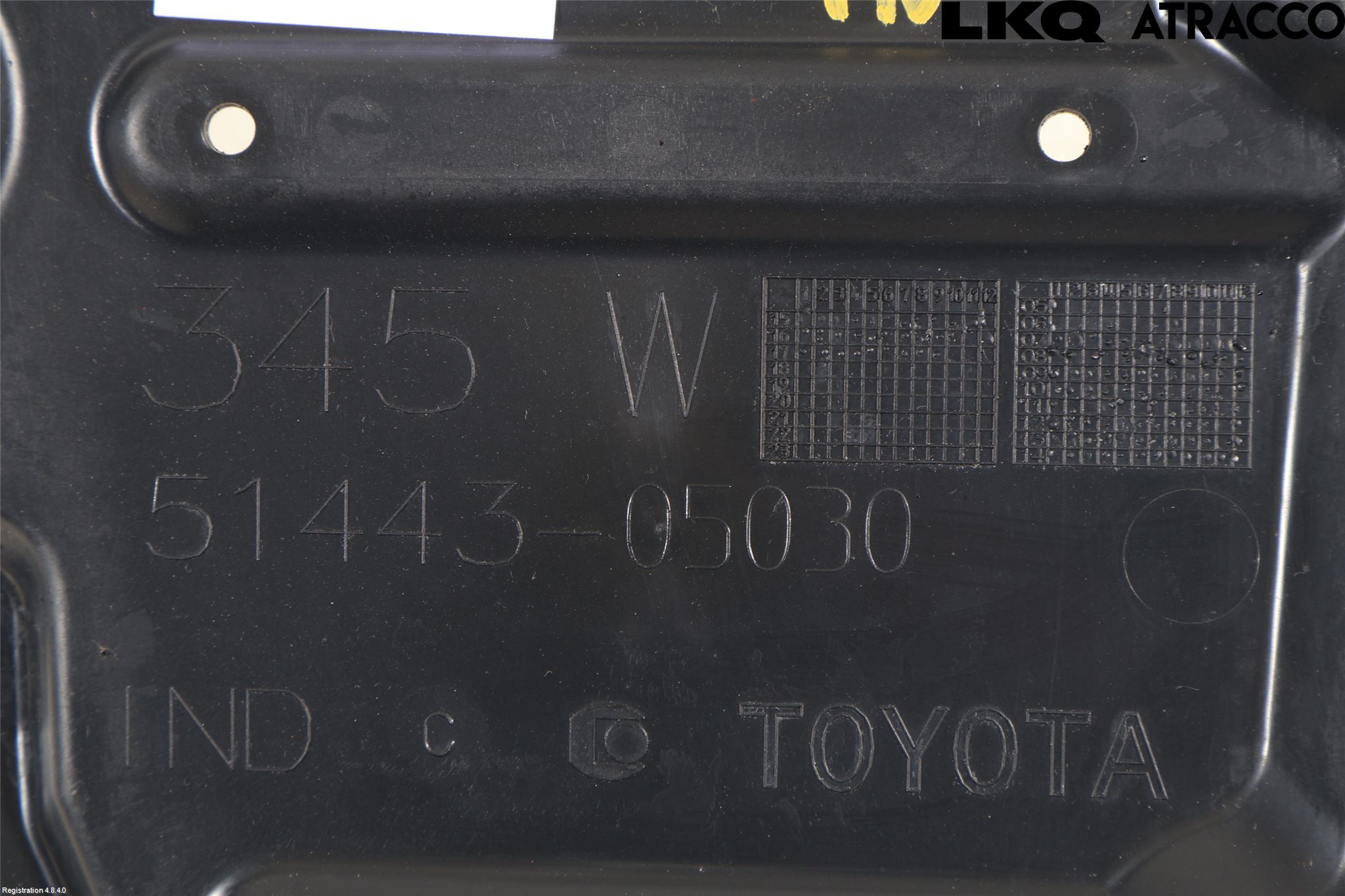 Toyota AURIS 13-19 Bunnplate U Motor-Gear-Dørk
