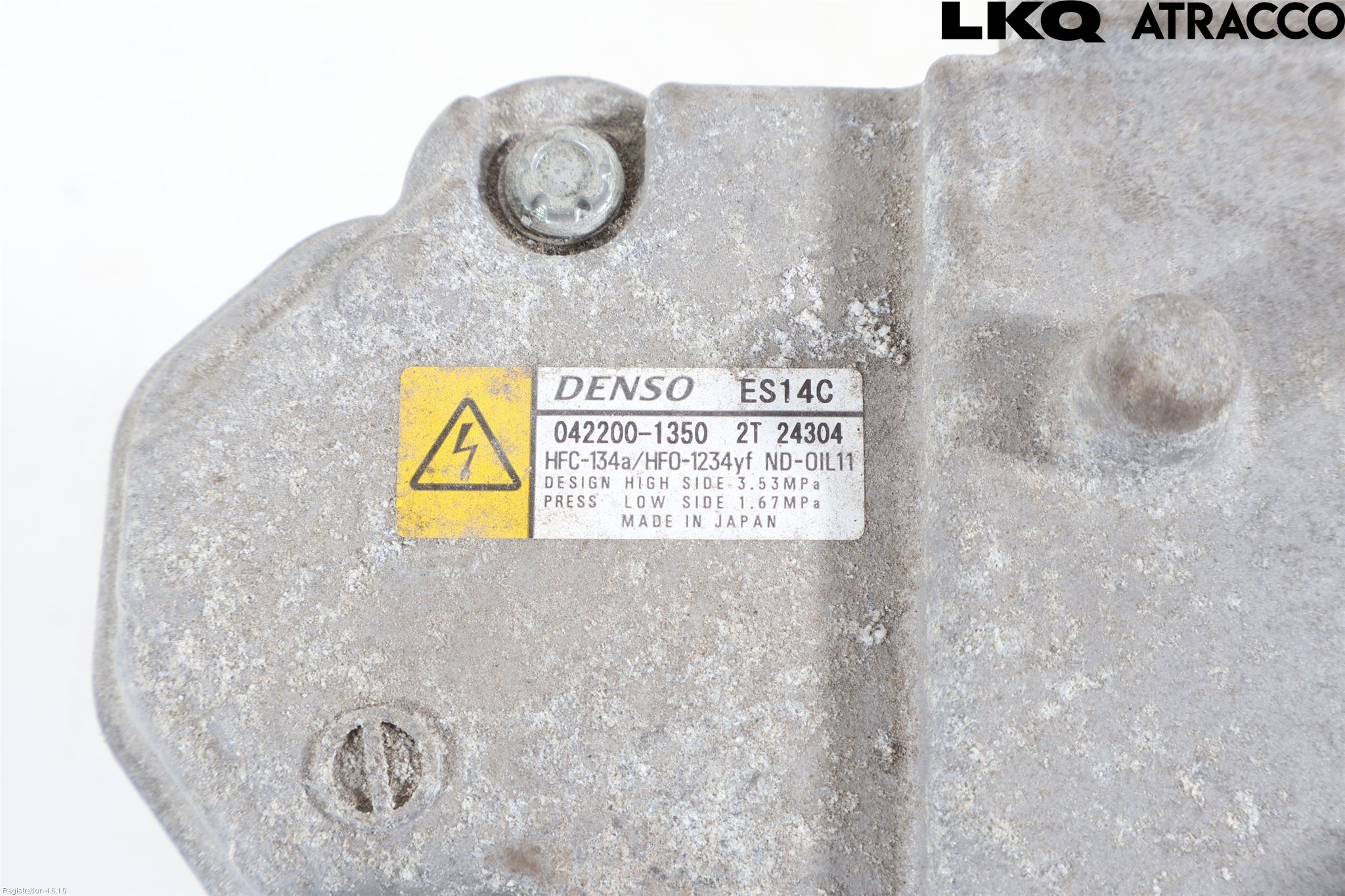 Toyota YARIS XP130 15-20 Varme Ac Kompressor
